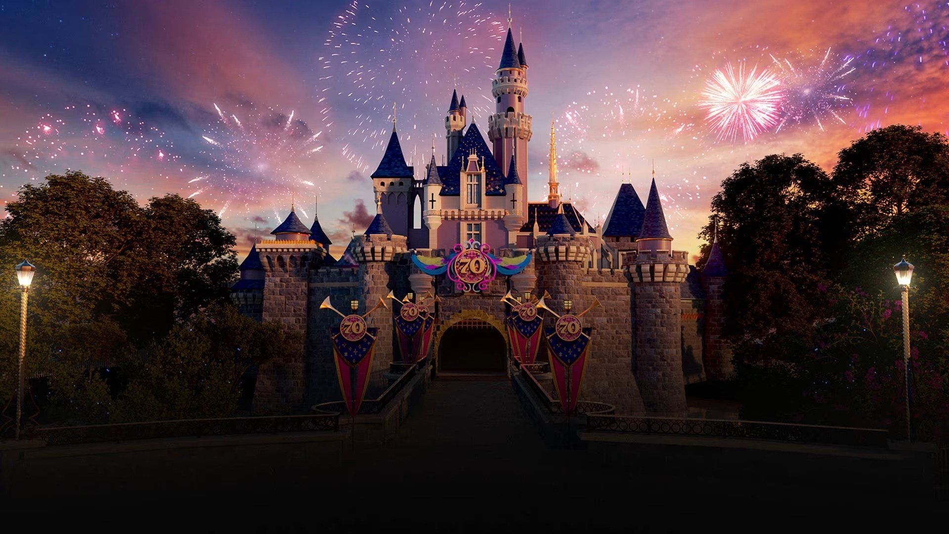The Happiest Story on Earth: 70 Years of Disneyland - 20/20 Special Edition background