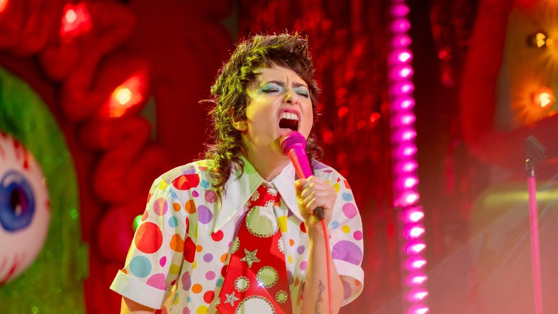 Sarah Squirm: Live + in the Flesh background