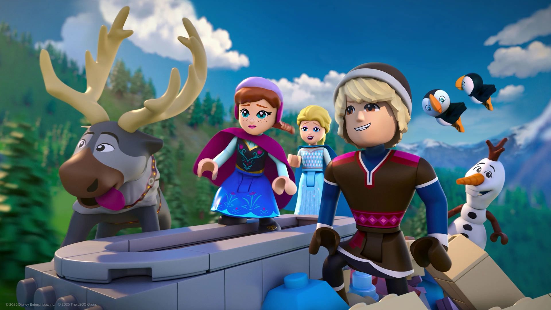 Lego Disney Frozen: Operation Puffins background