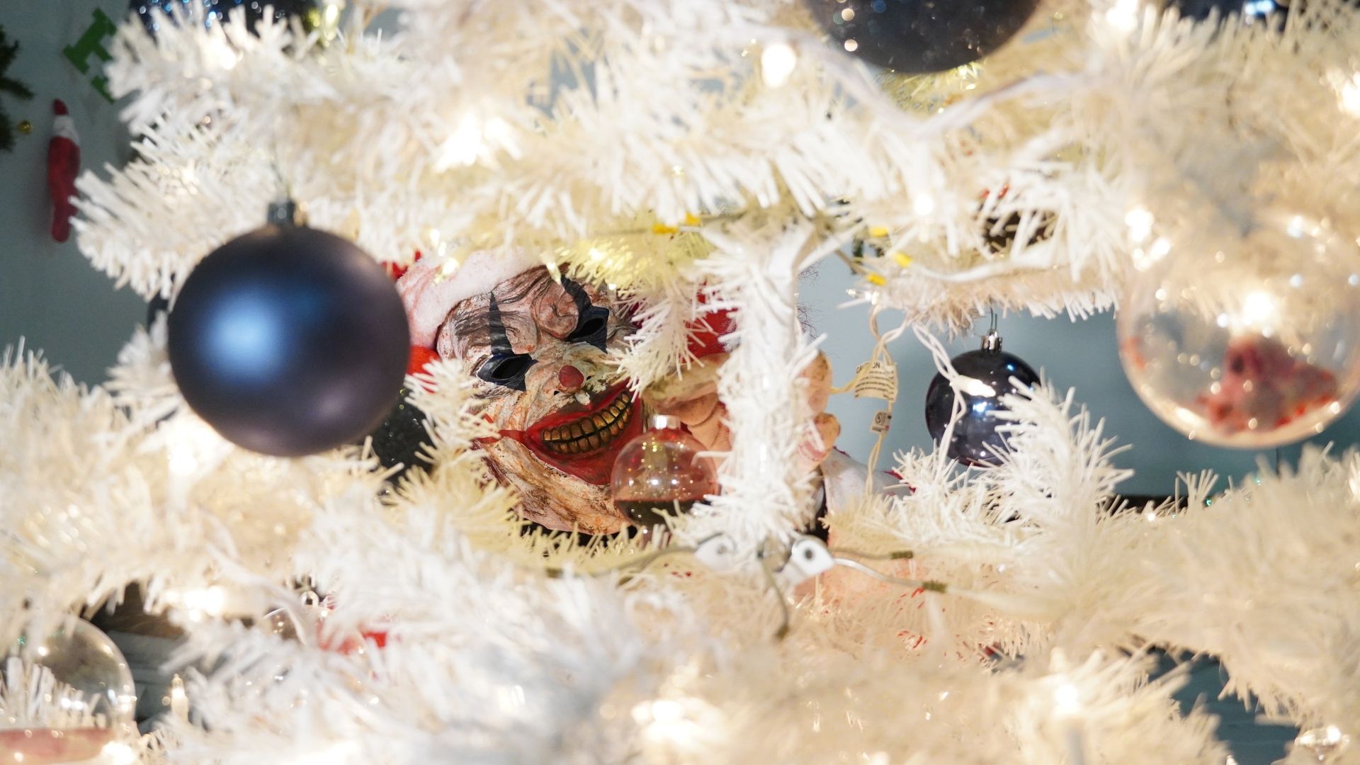 Camp Blood Christmas background