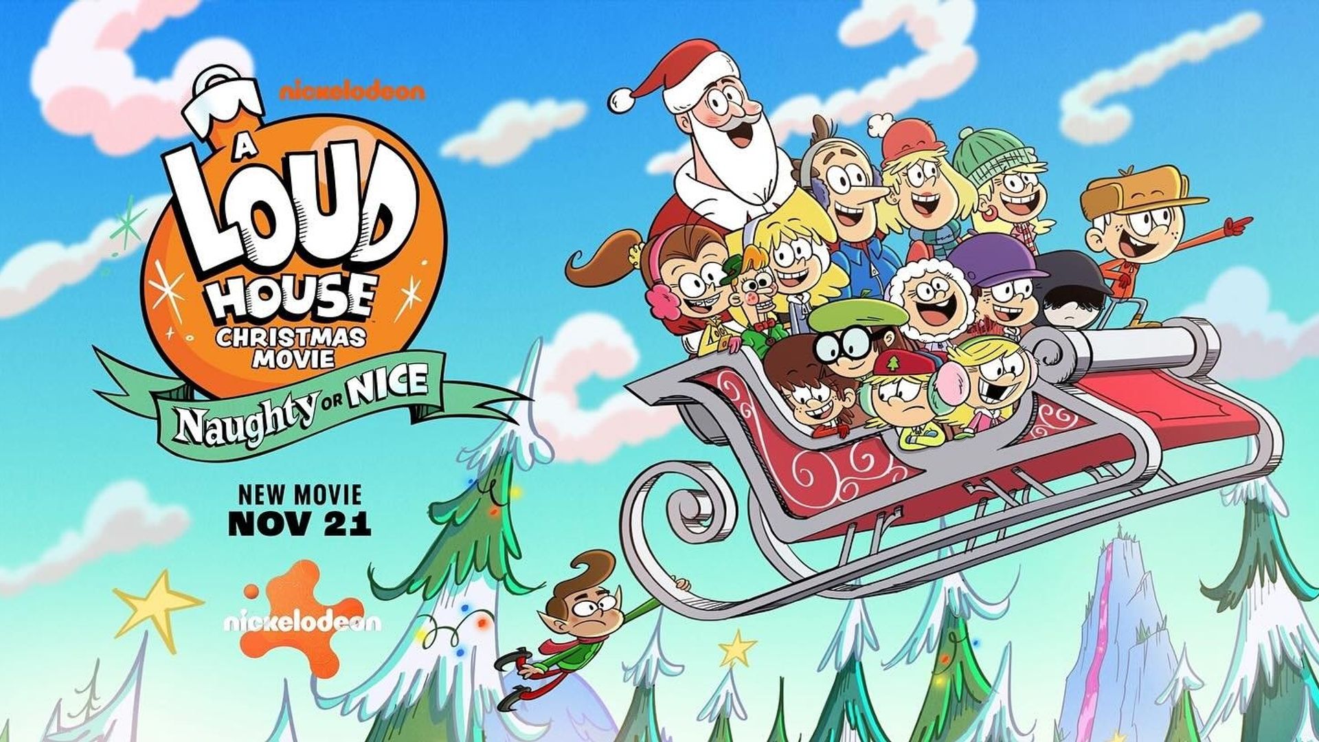 A Loud House Christmas Movie: Naughty or Nice background