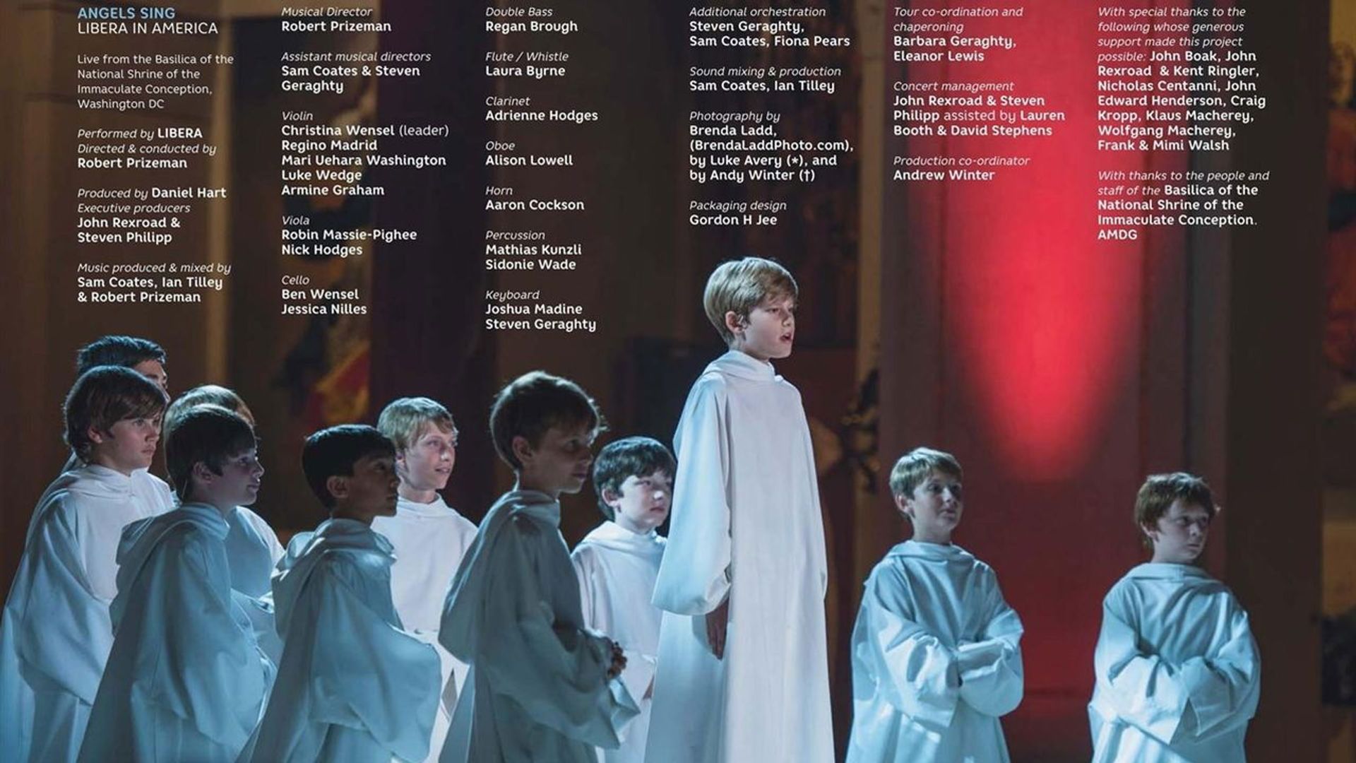 Angels Sing: Libera in America background