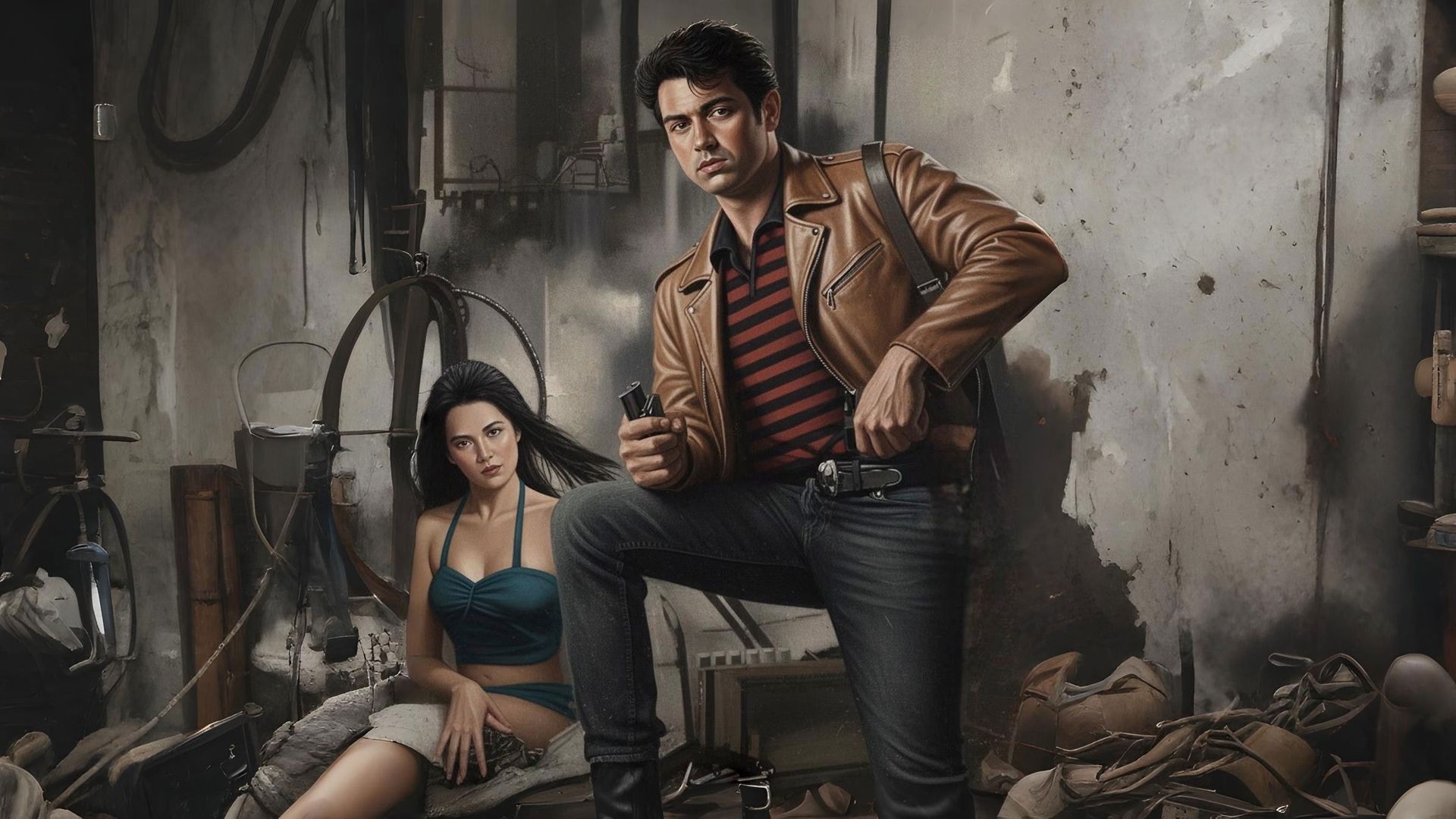 Boy Praning: Utak pulbura background