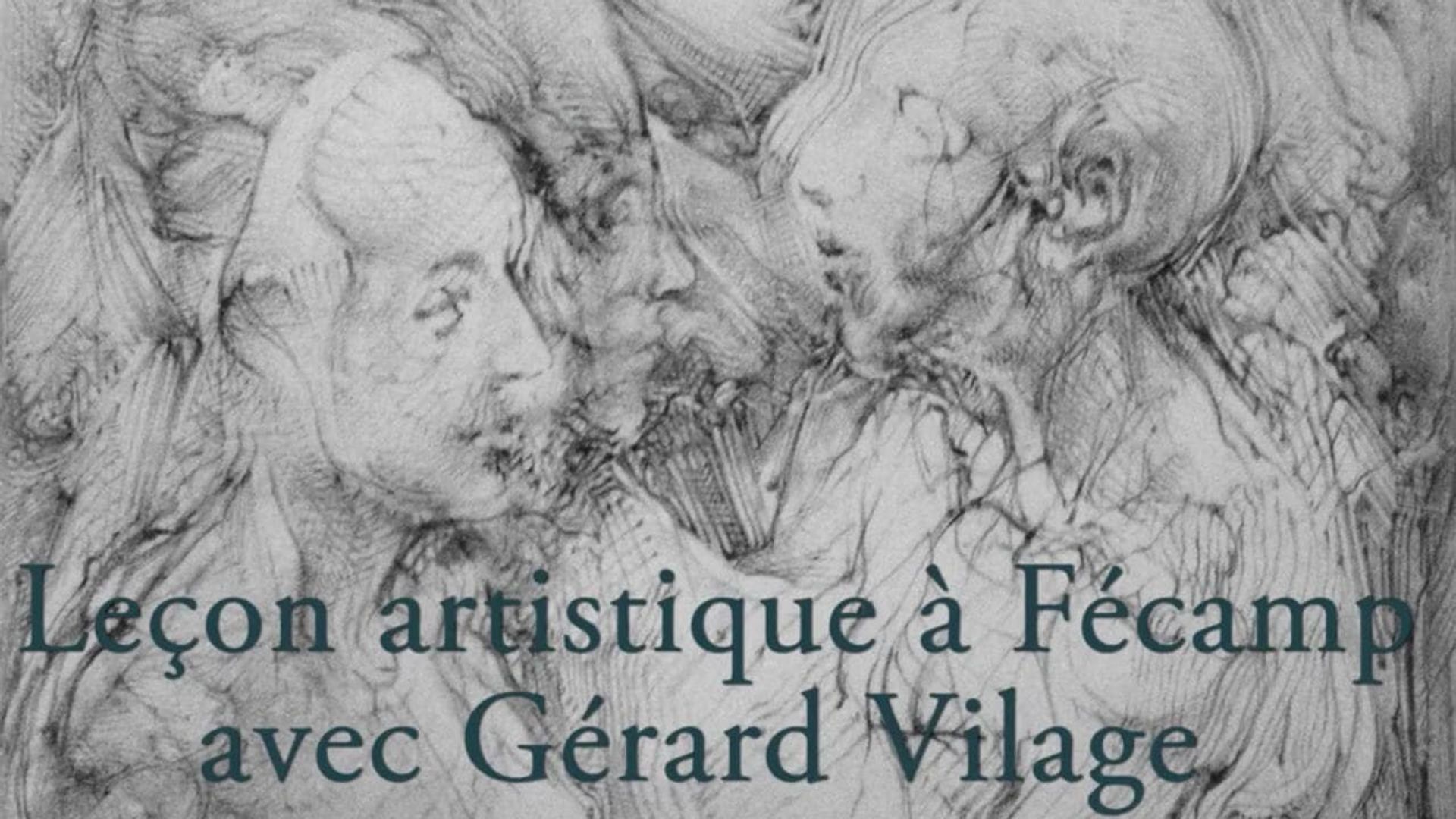 Art Lesson in Fécamp with Gerard Vilage background