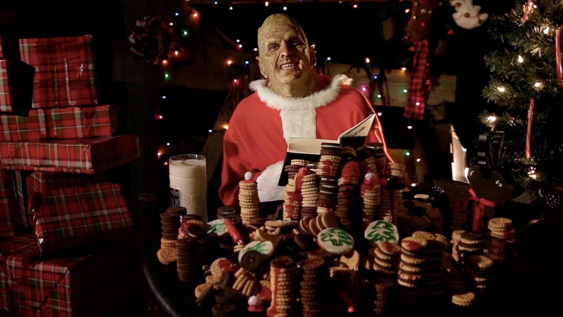 Christmas with Cookie background