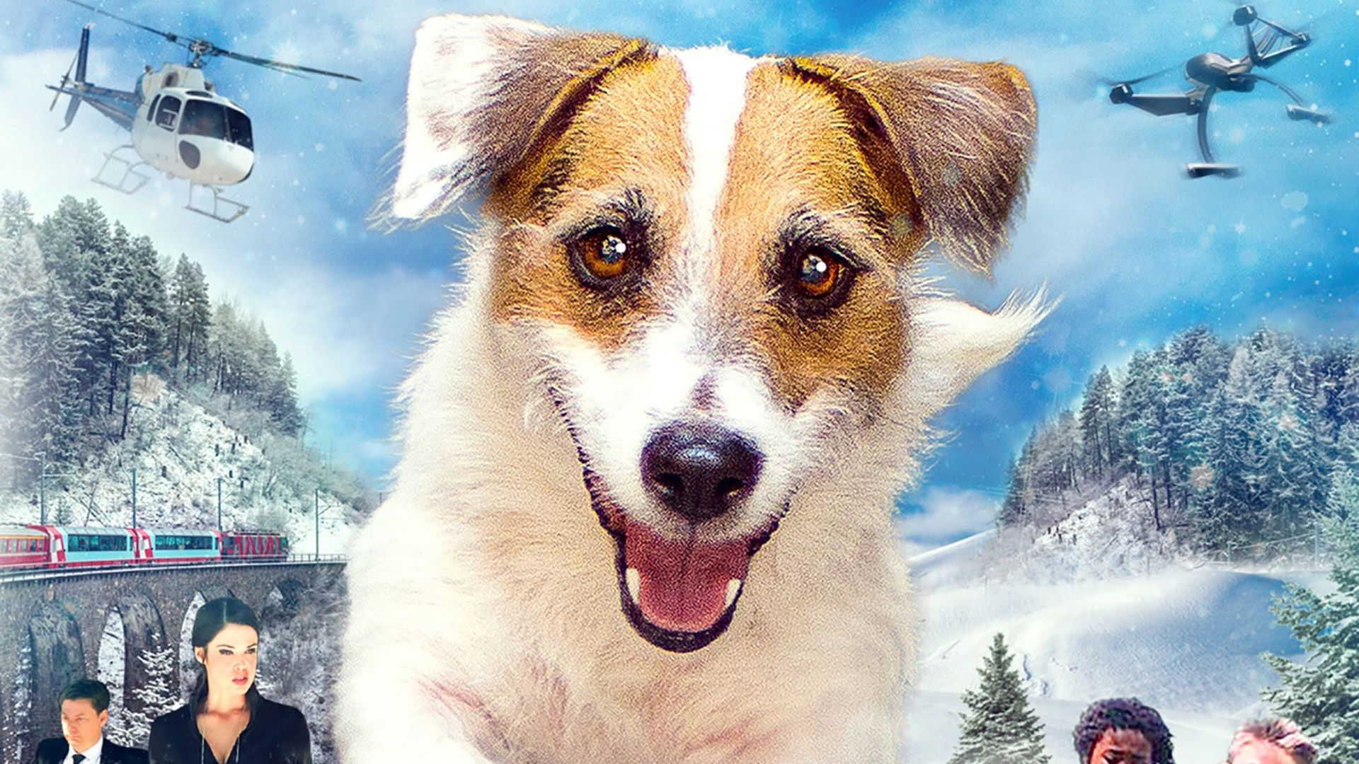A Doggone Christmas background