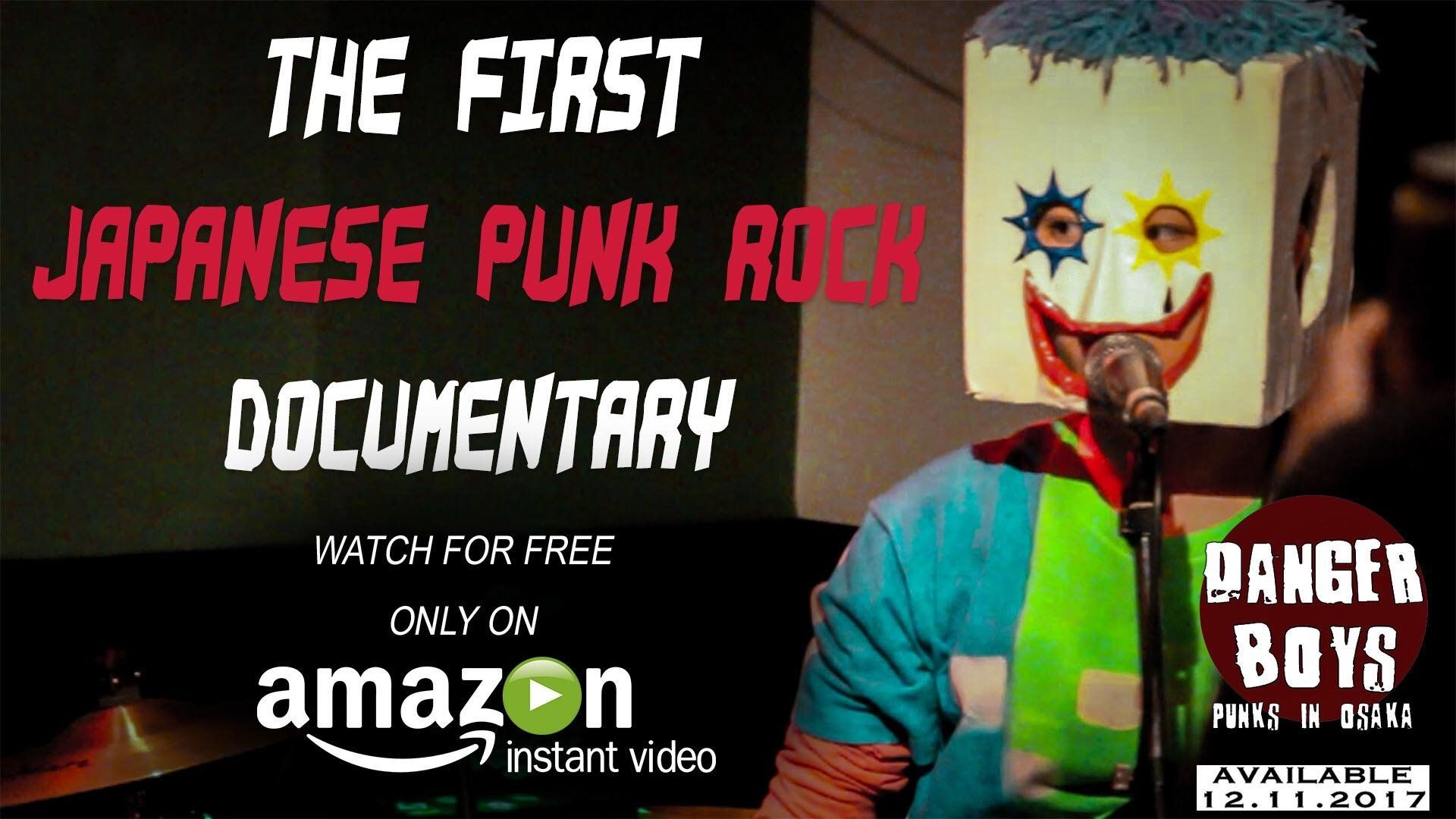 Danger Boys: Punks in Osaka background