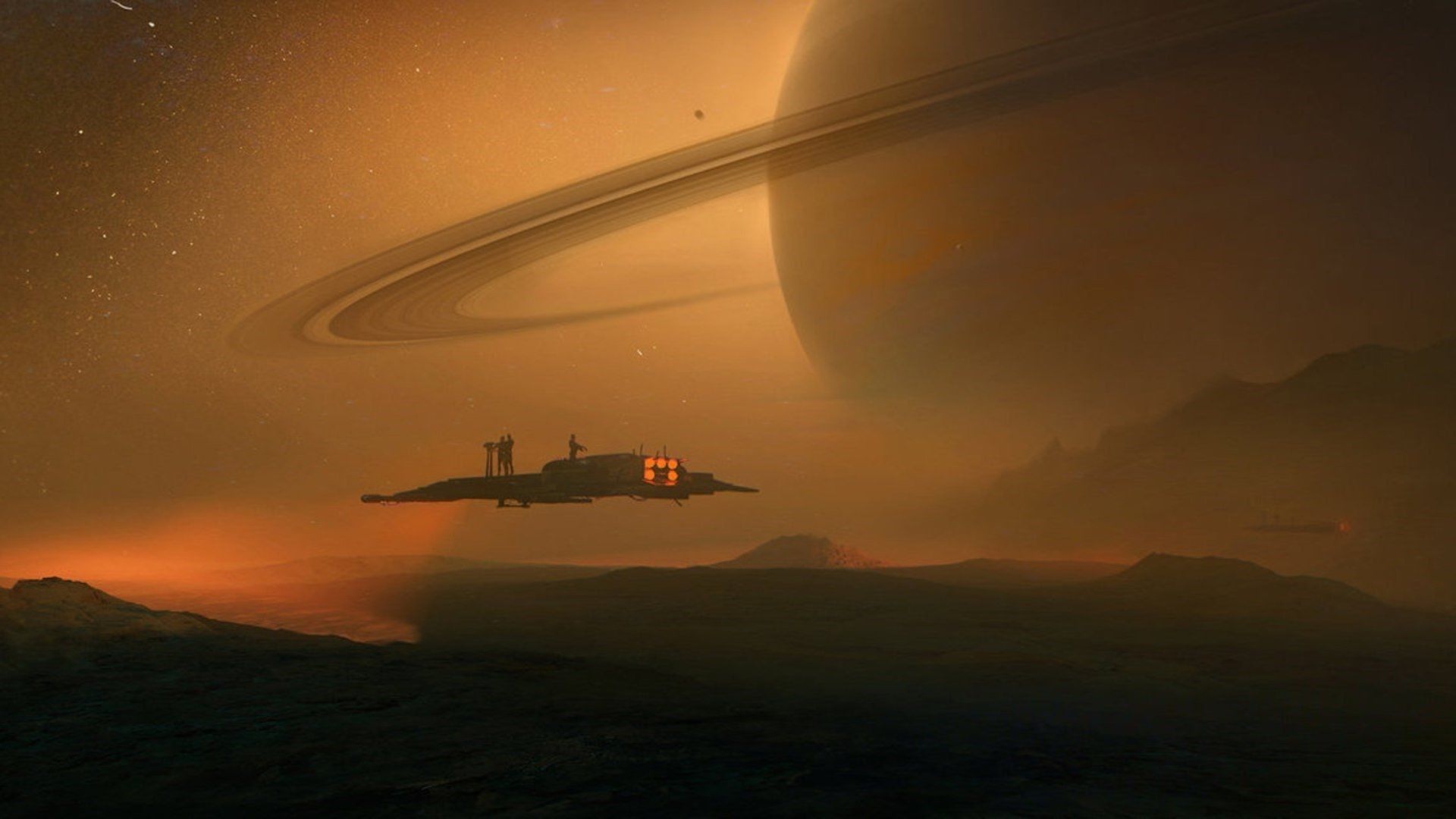 Science grand format background