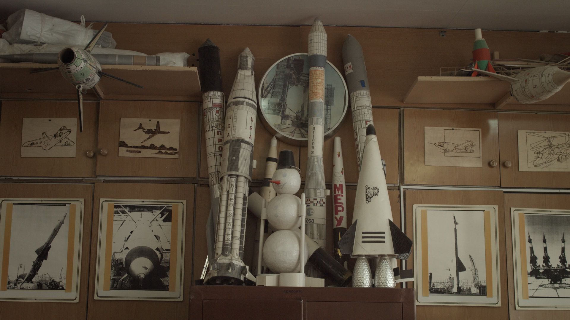 Baikonur. Earth background