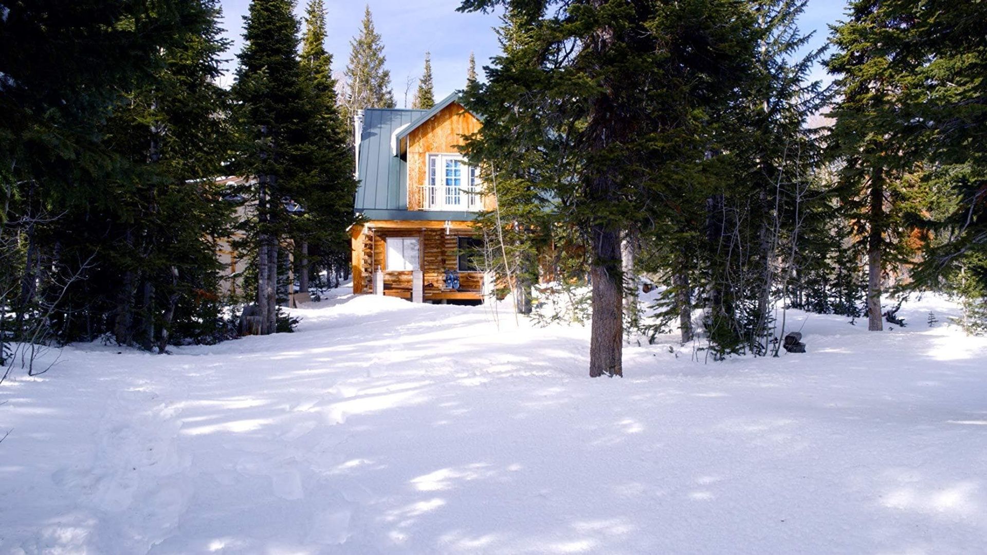 The Christmas Cabin background