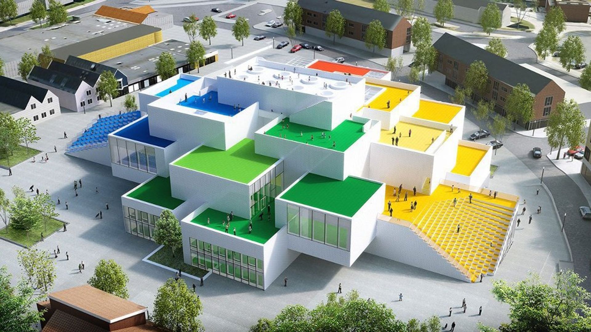 Lego House: Home of the Brick background