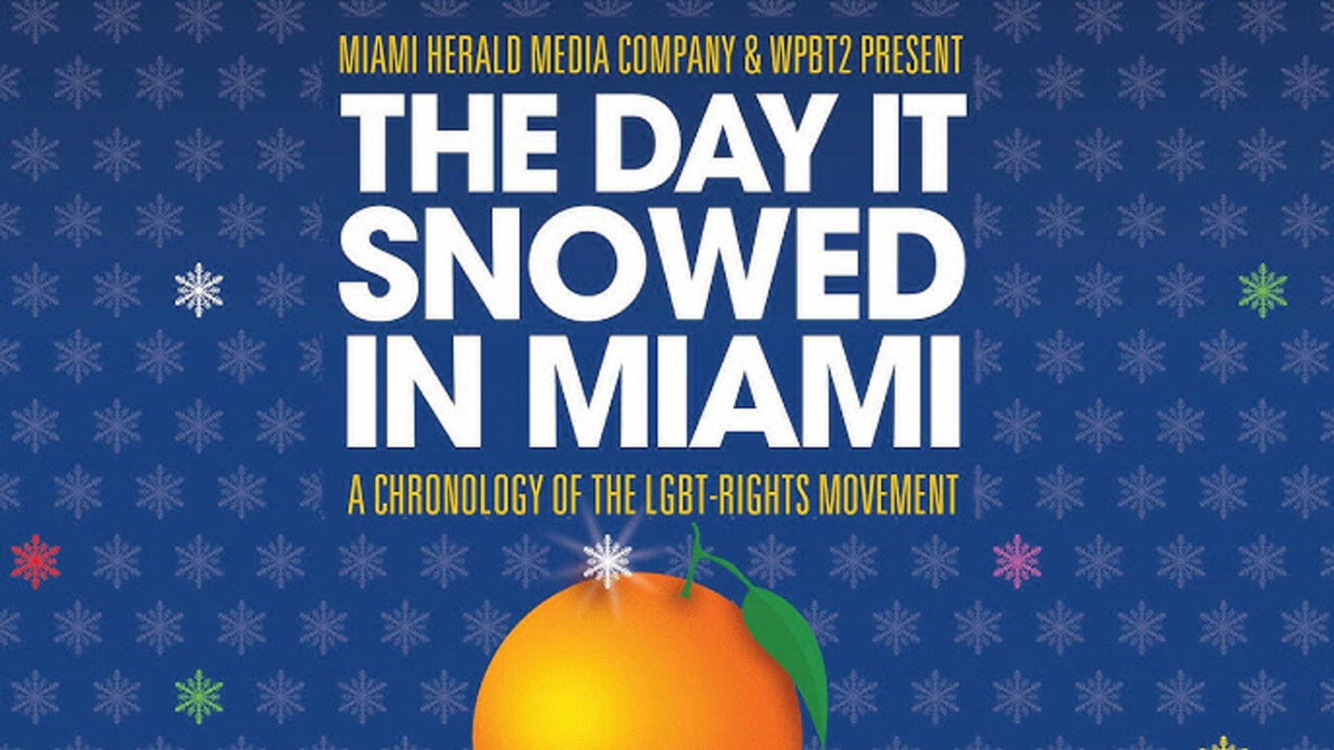 The Day It Snowed in Miami background