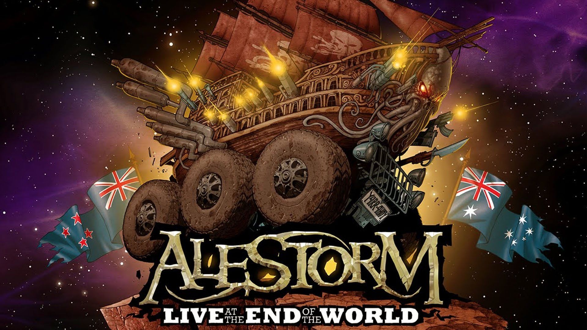 Alestorm: Live at the End of the World background