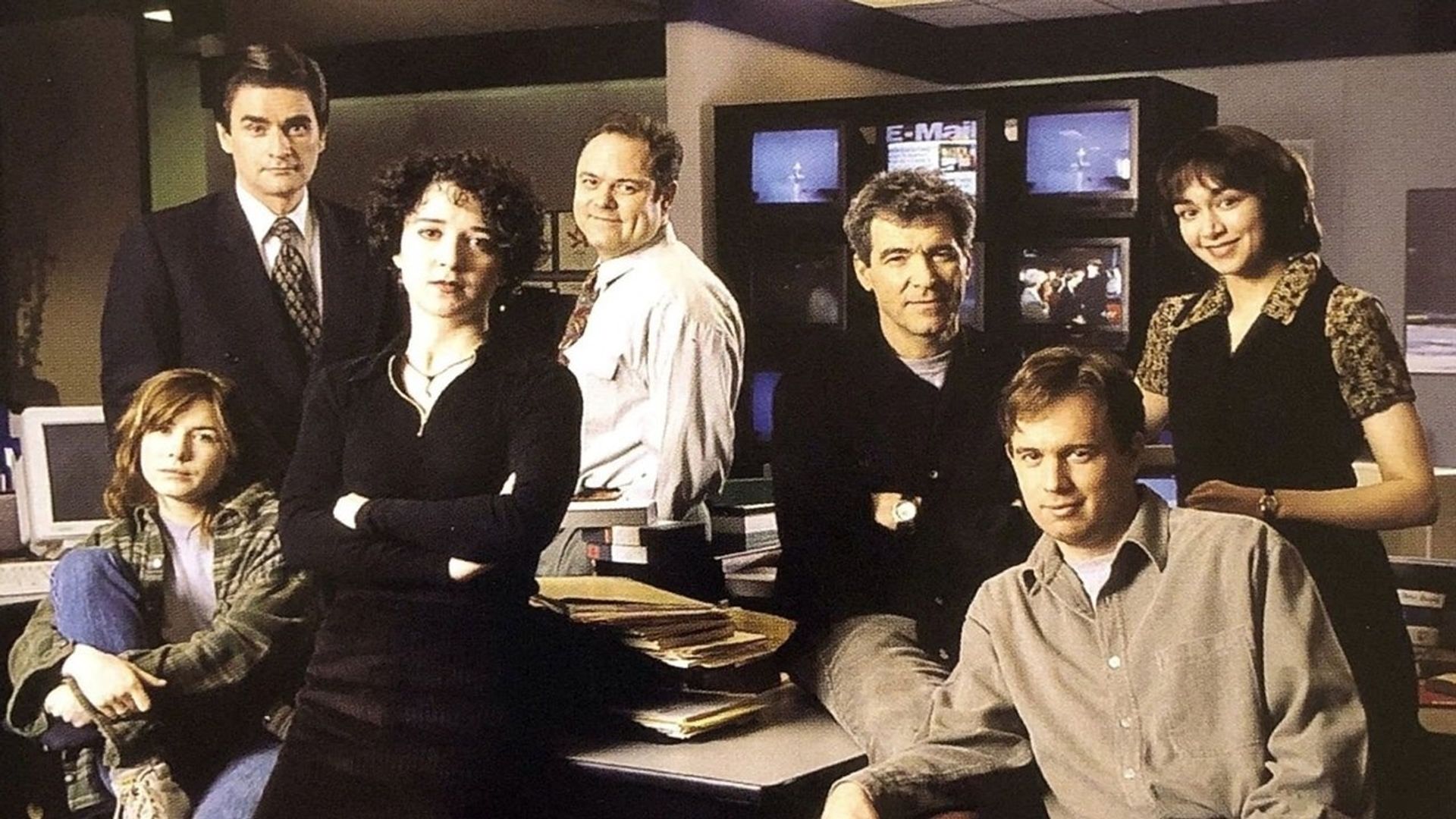 The Newsroom background