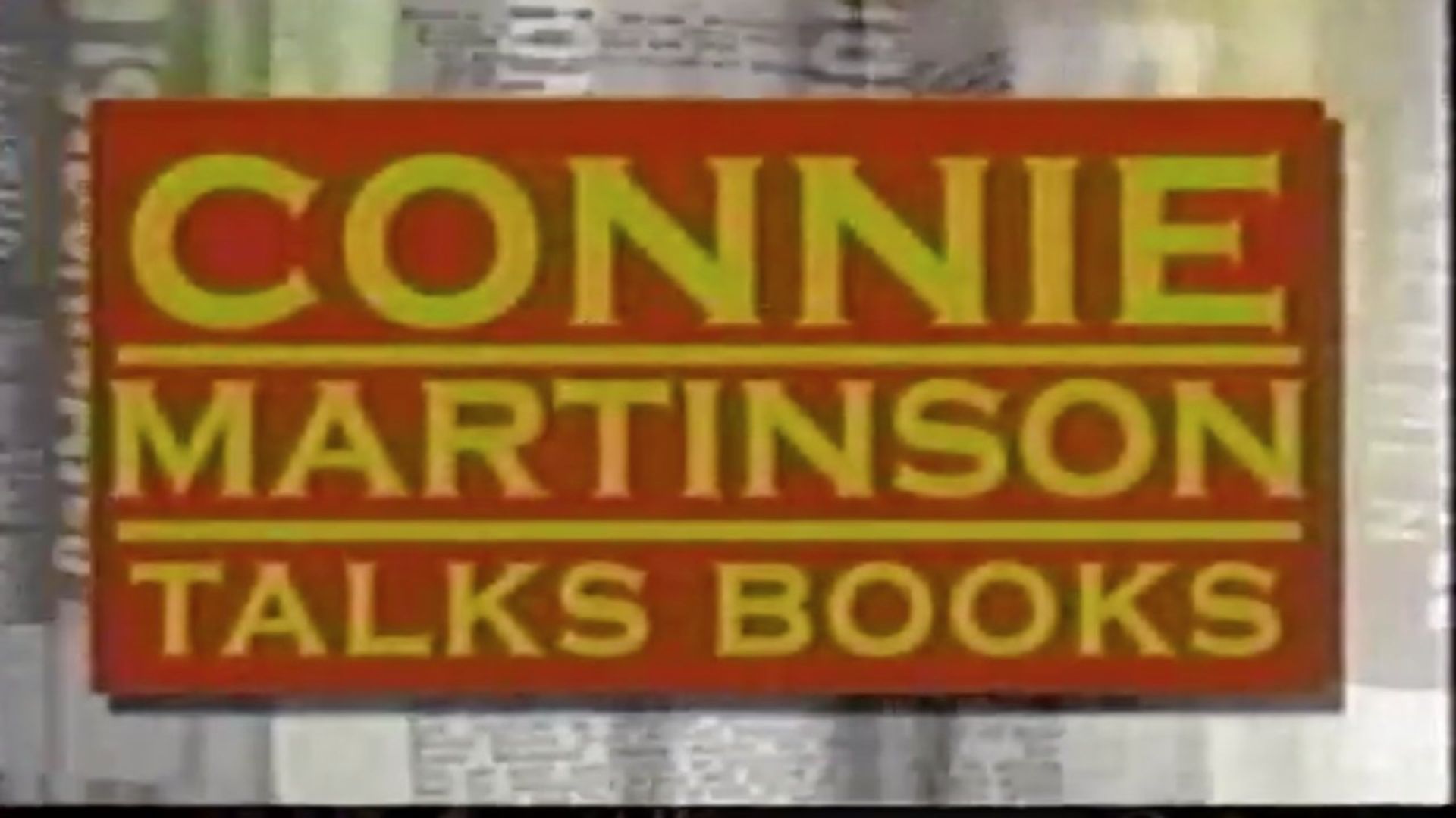 Connie Martinson Talks Books background