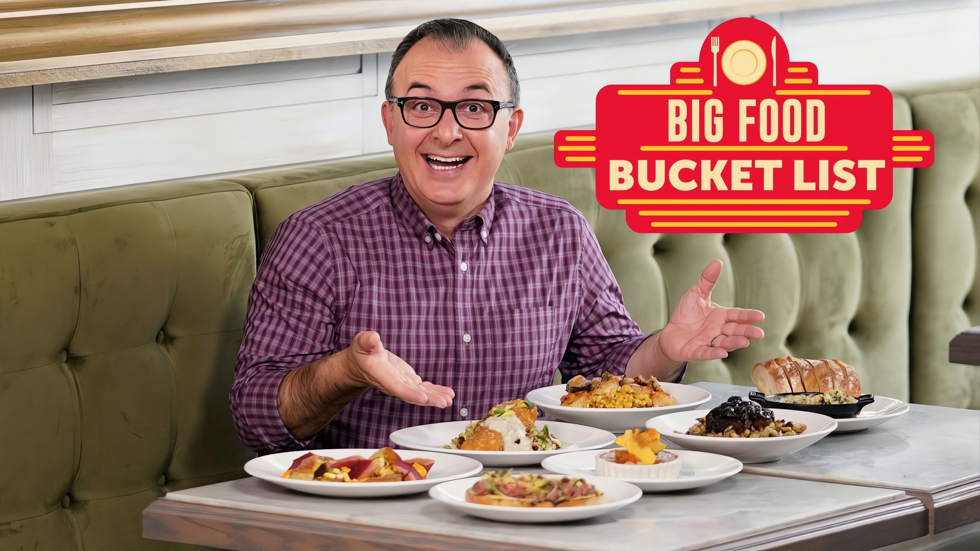 Big Food Bucket List background
