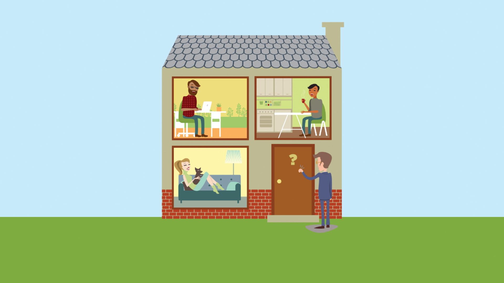 Roommate Hunters background