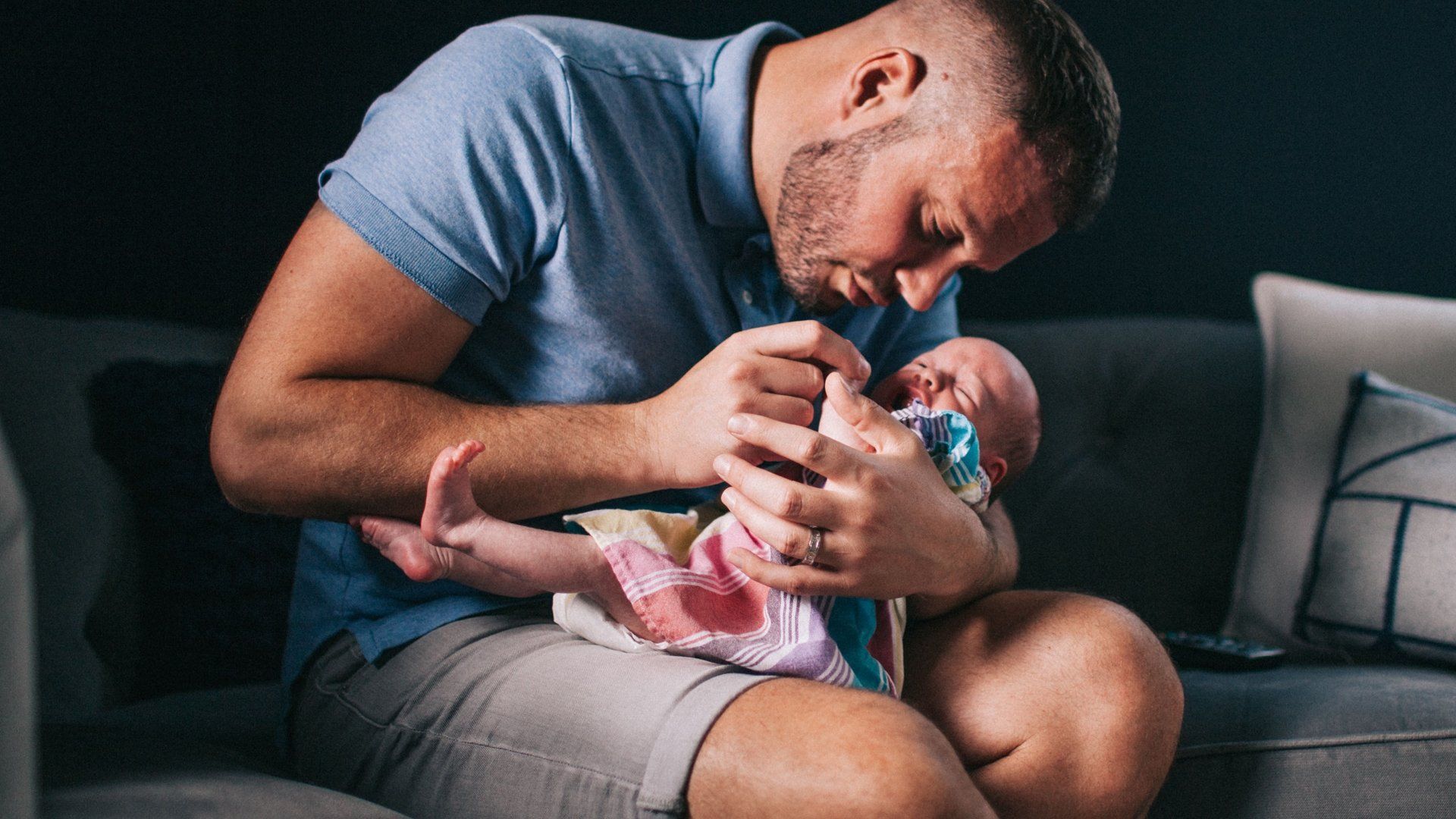 The Baby Has Landed background