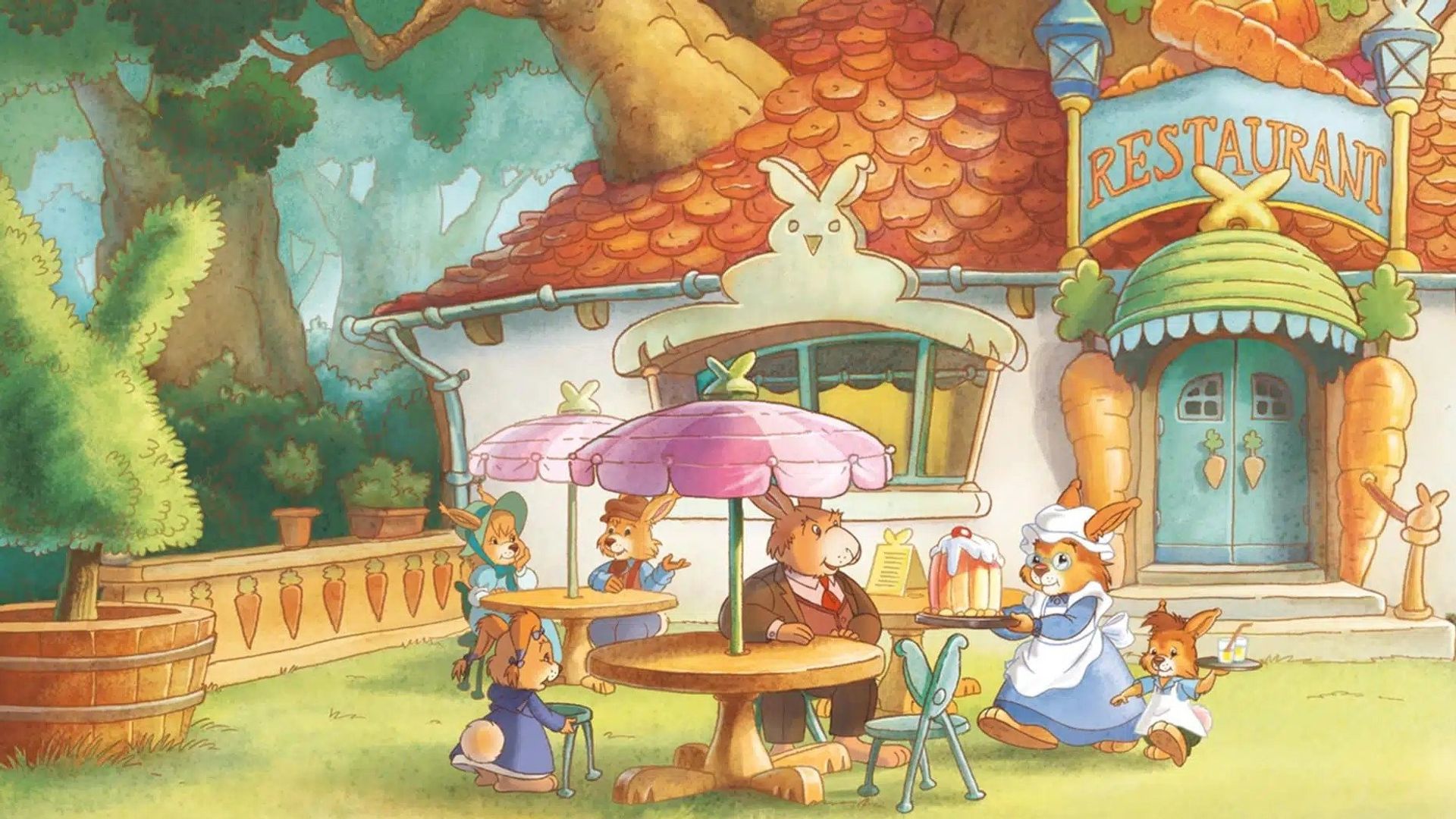 The Bellflower Bunnies background