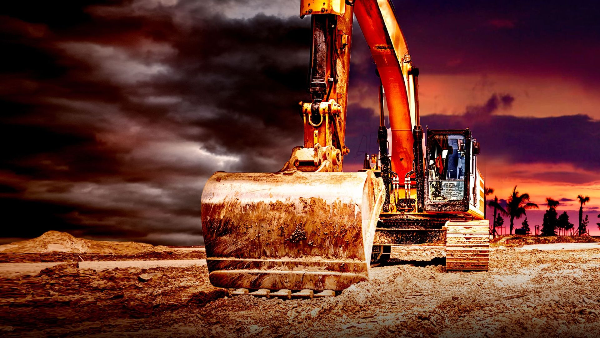 Building Paradise Island background