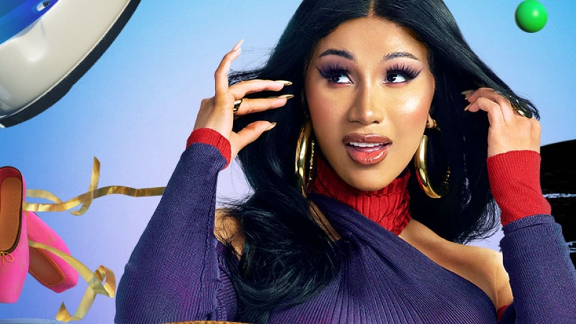 Cardi Tries background