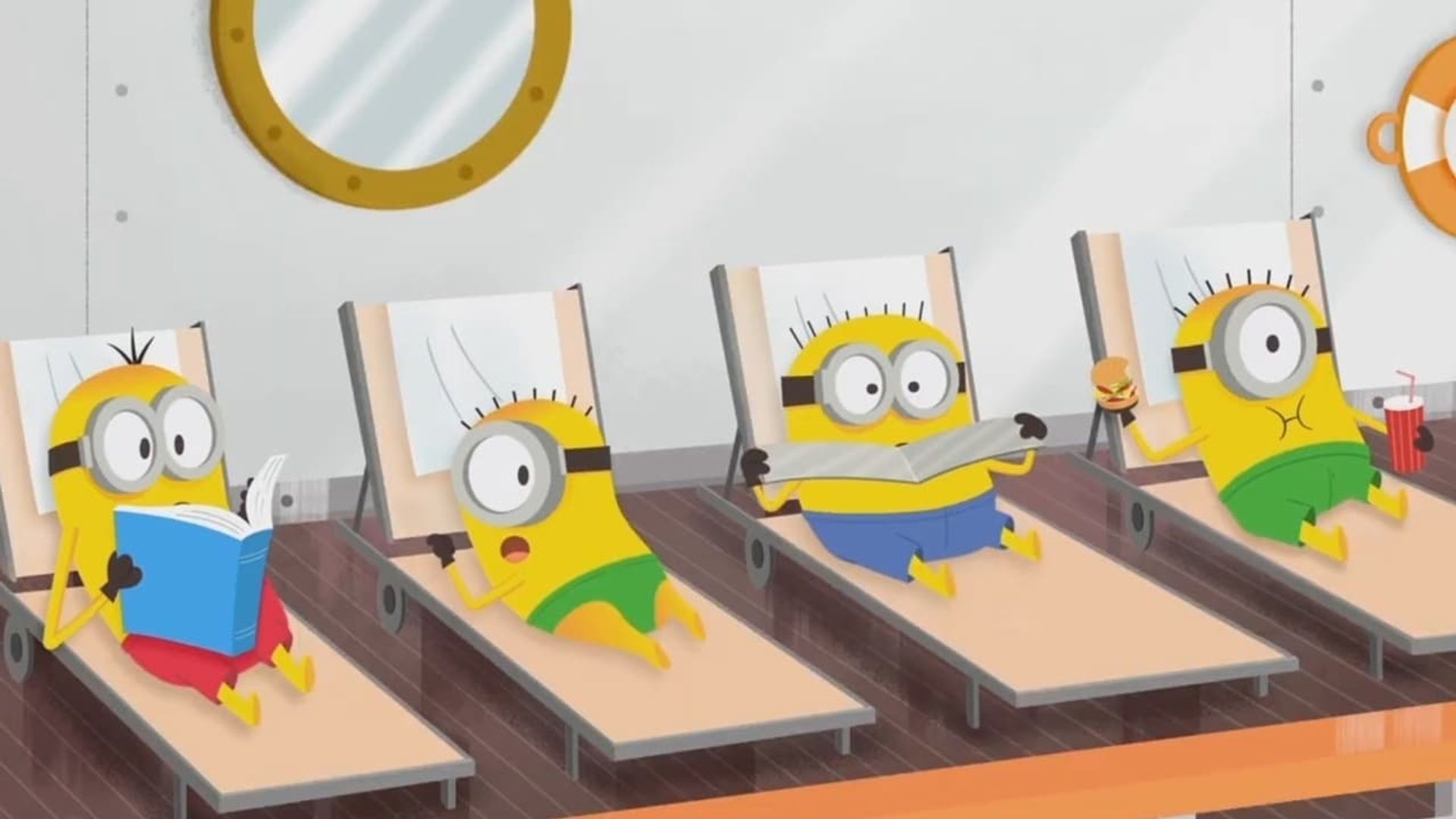 Saturday Morning Minions background