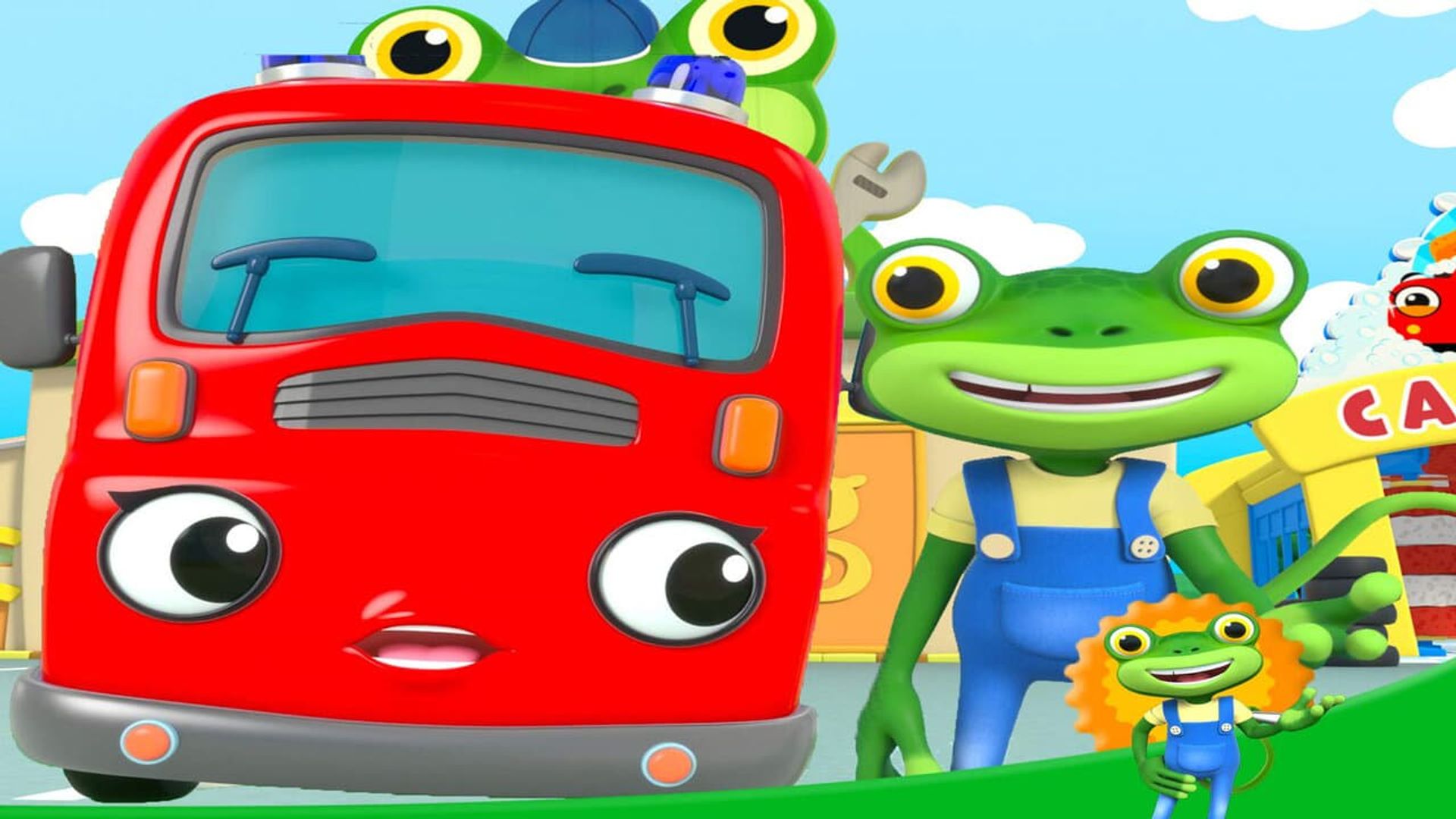 Gecko's Garage - 3D background