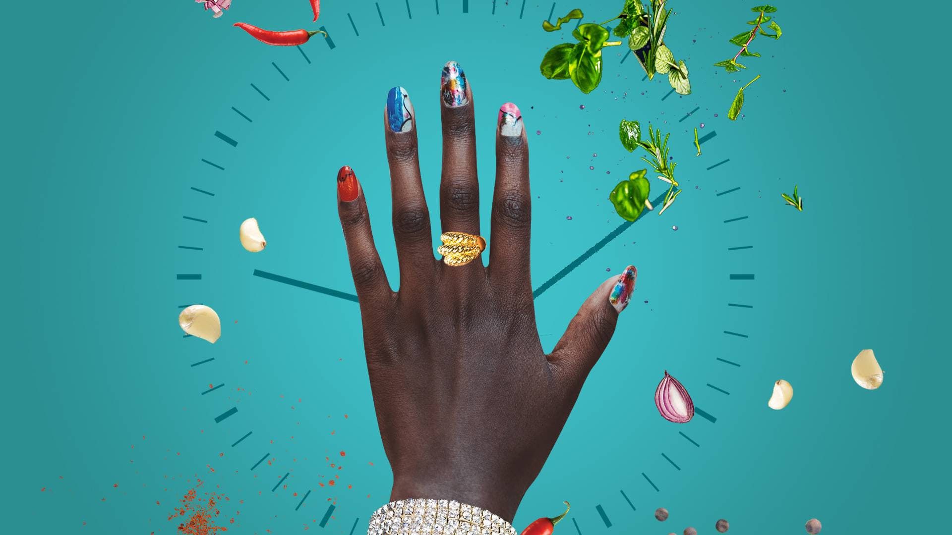 Cooked in 5 background