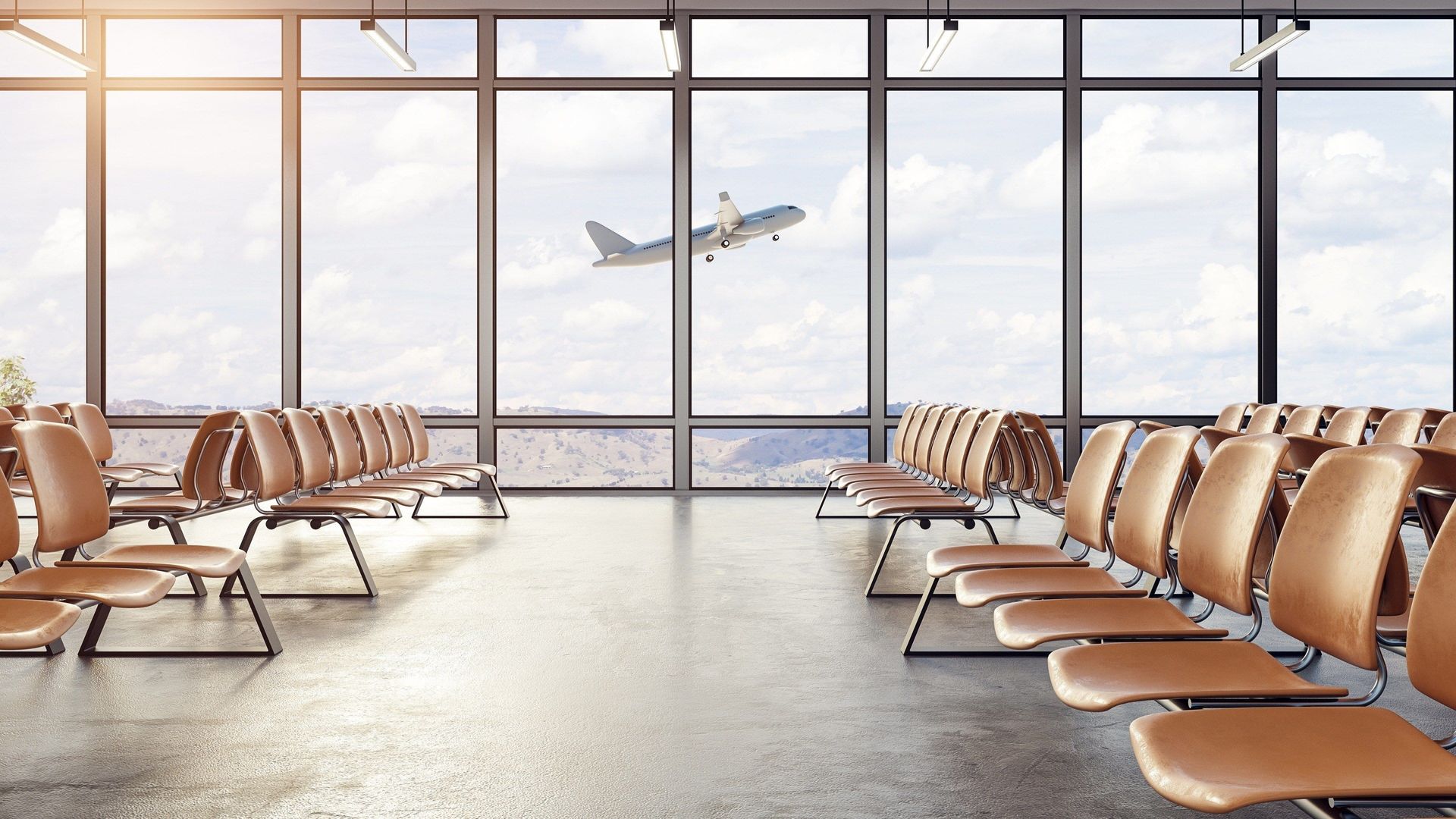 New York Super Airport background
