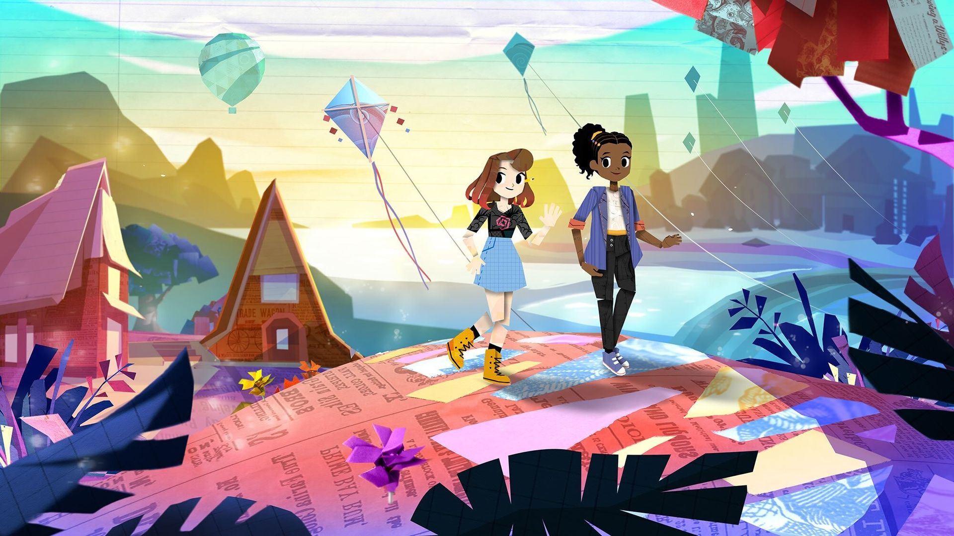 The Paper Girls Show background