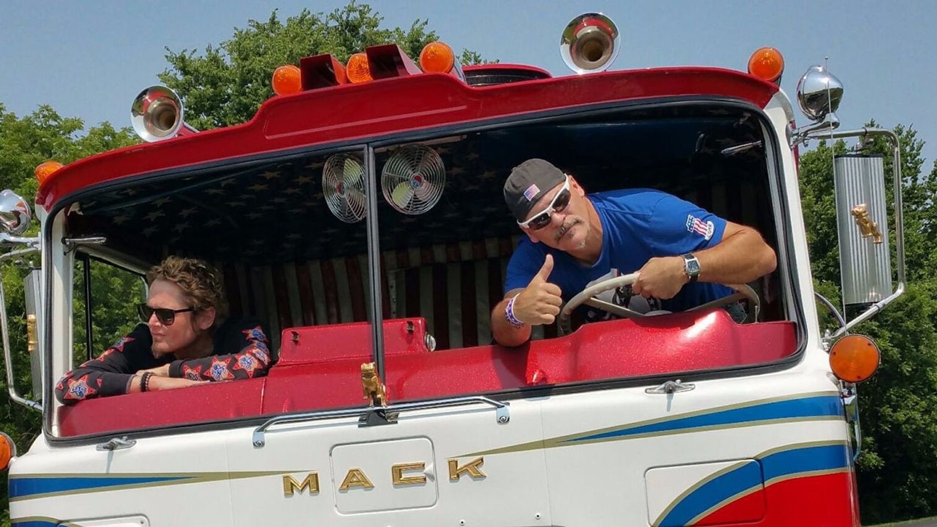 American Trucker background