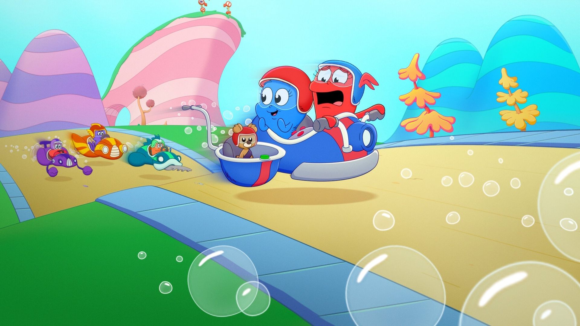Dr. Seuss's Red Fish, Blue Fish background