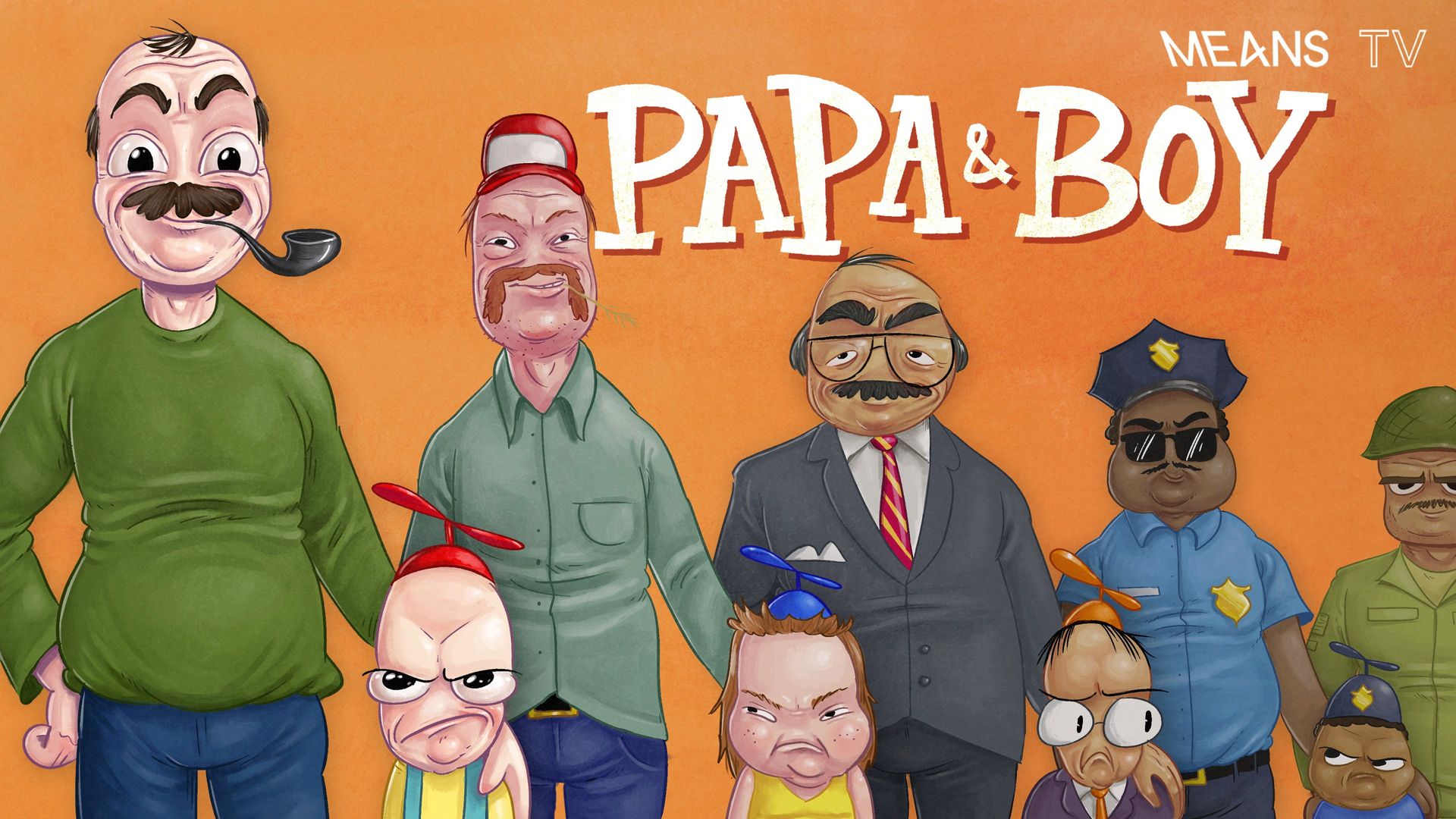 Papa & Boy background