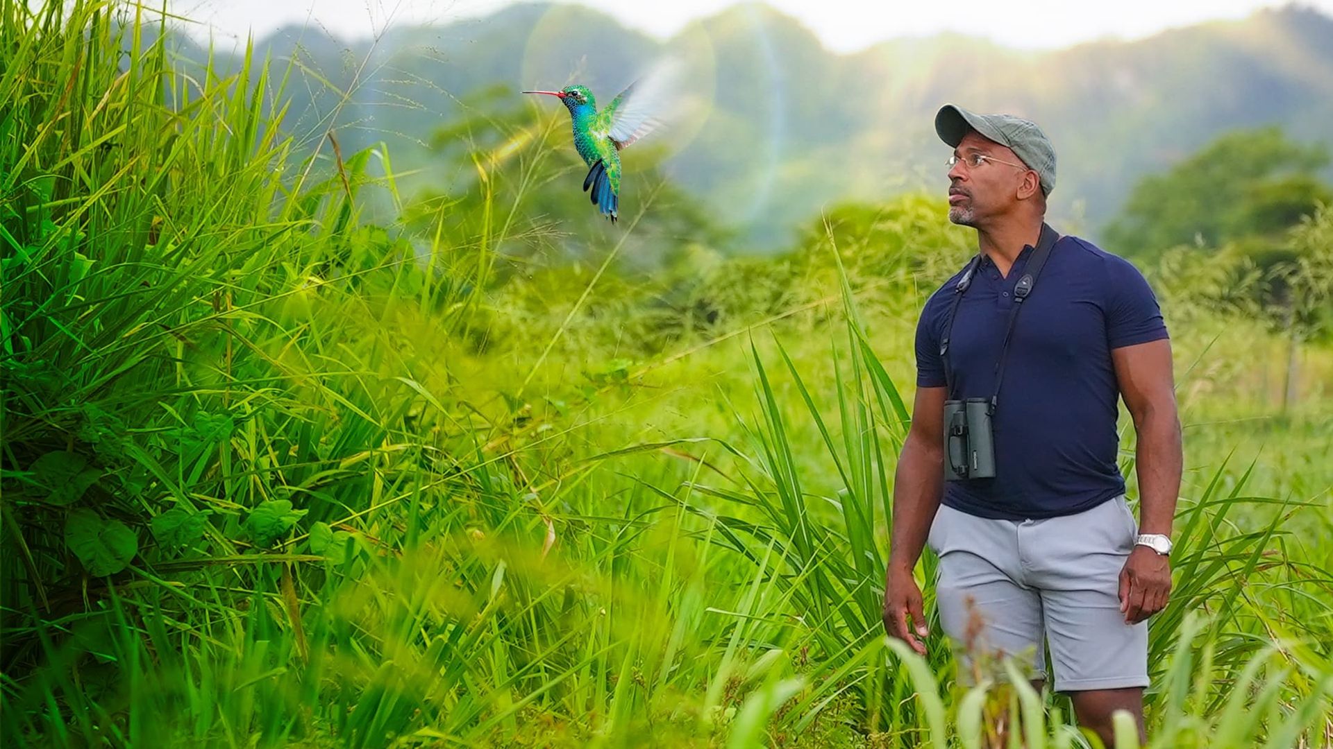 Extraordinary Birder with Christian Cooper background