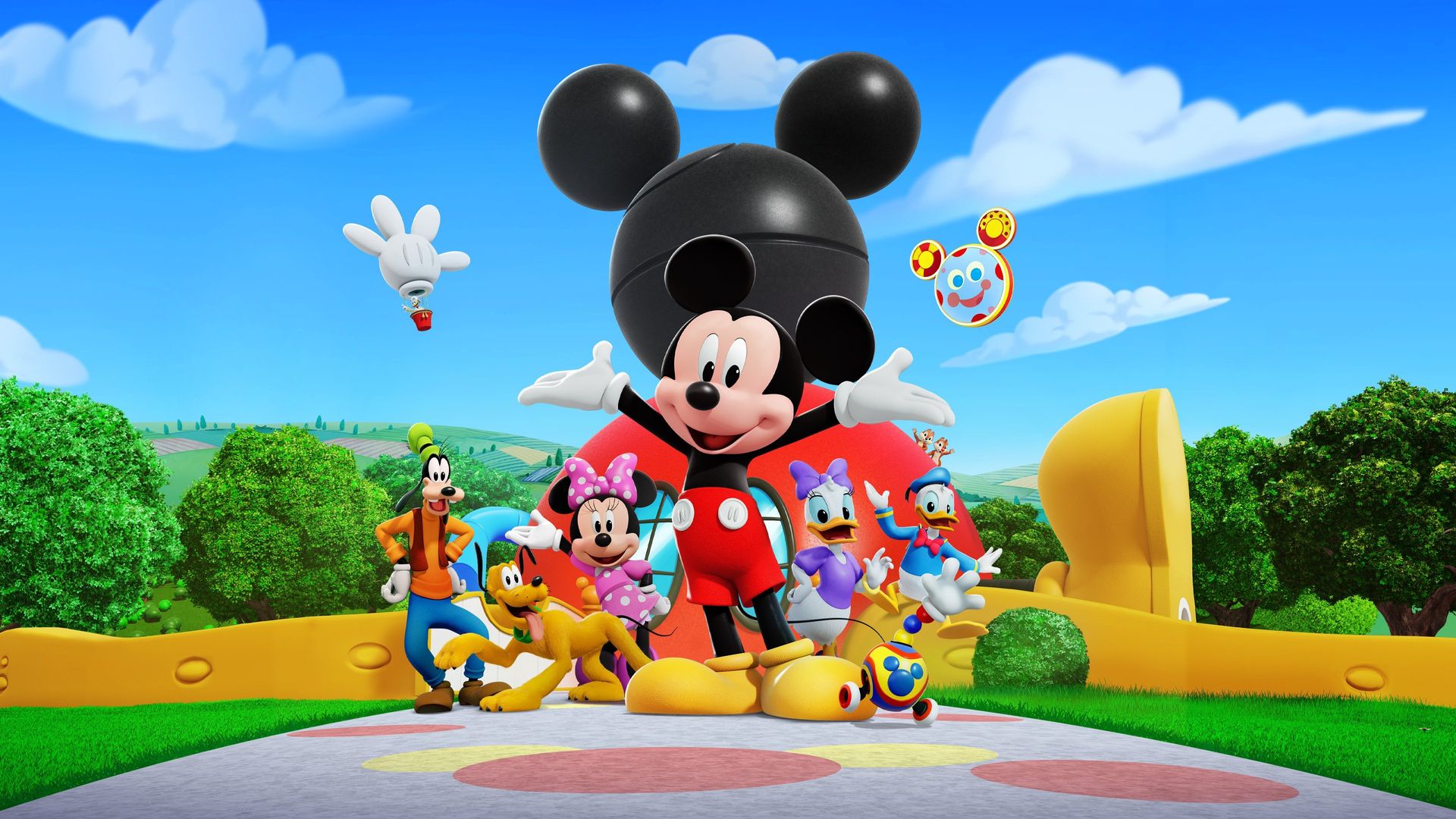 Mickey Mouse Clubhouse+ background