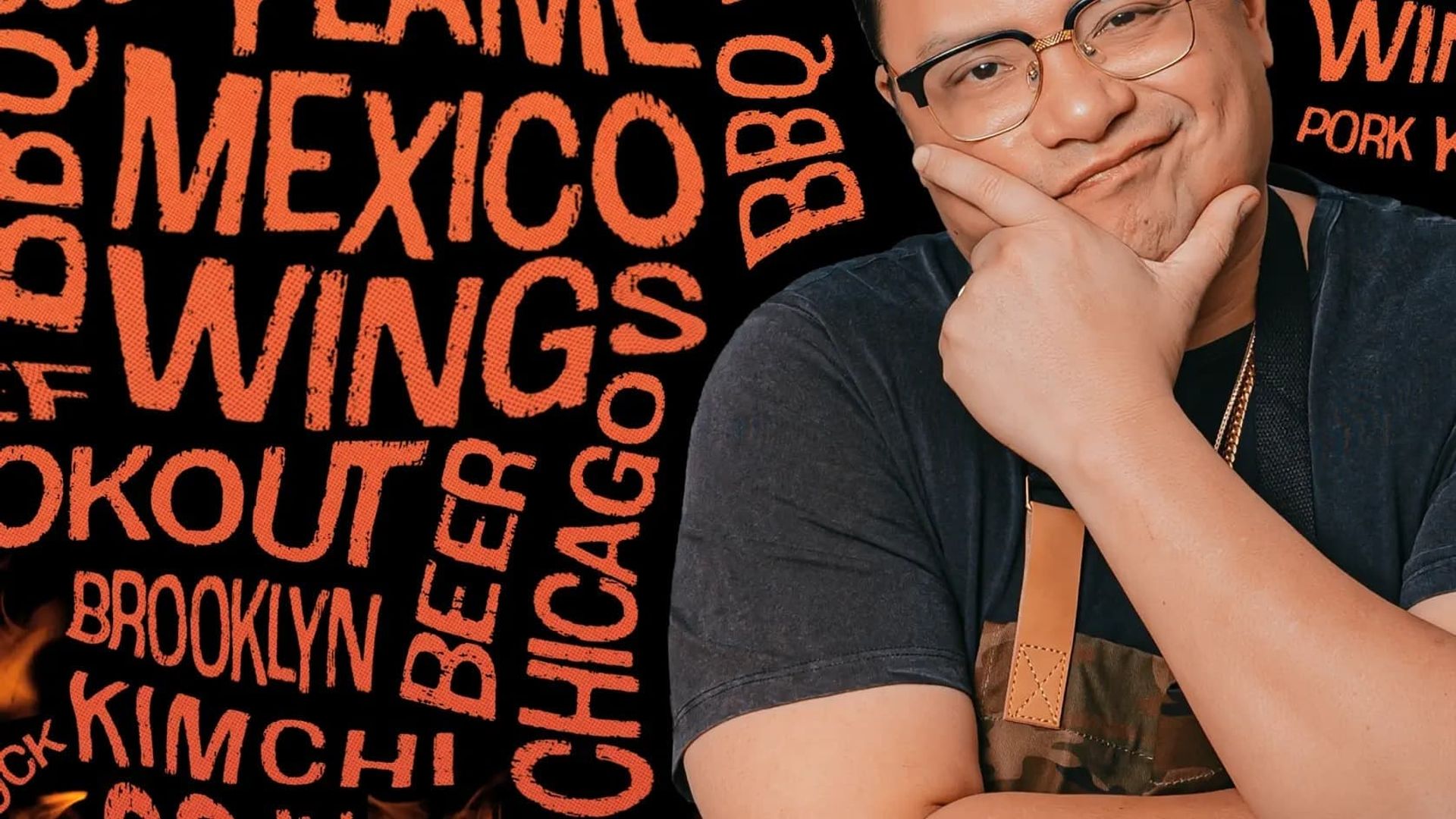 All Up in My Grill background