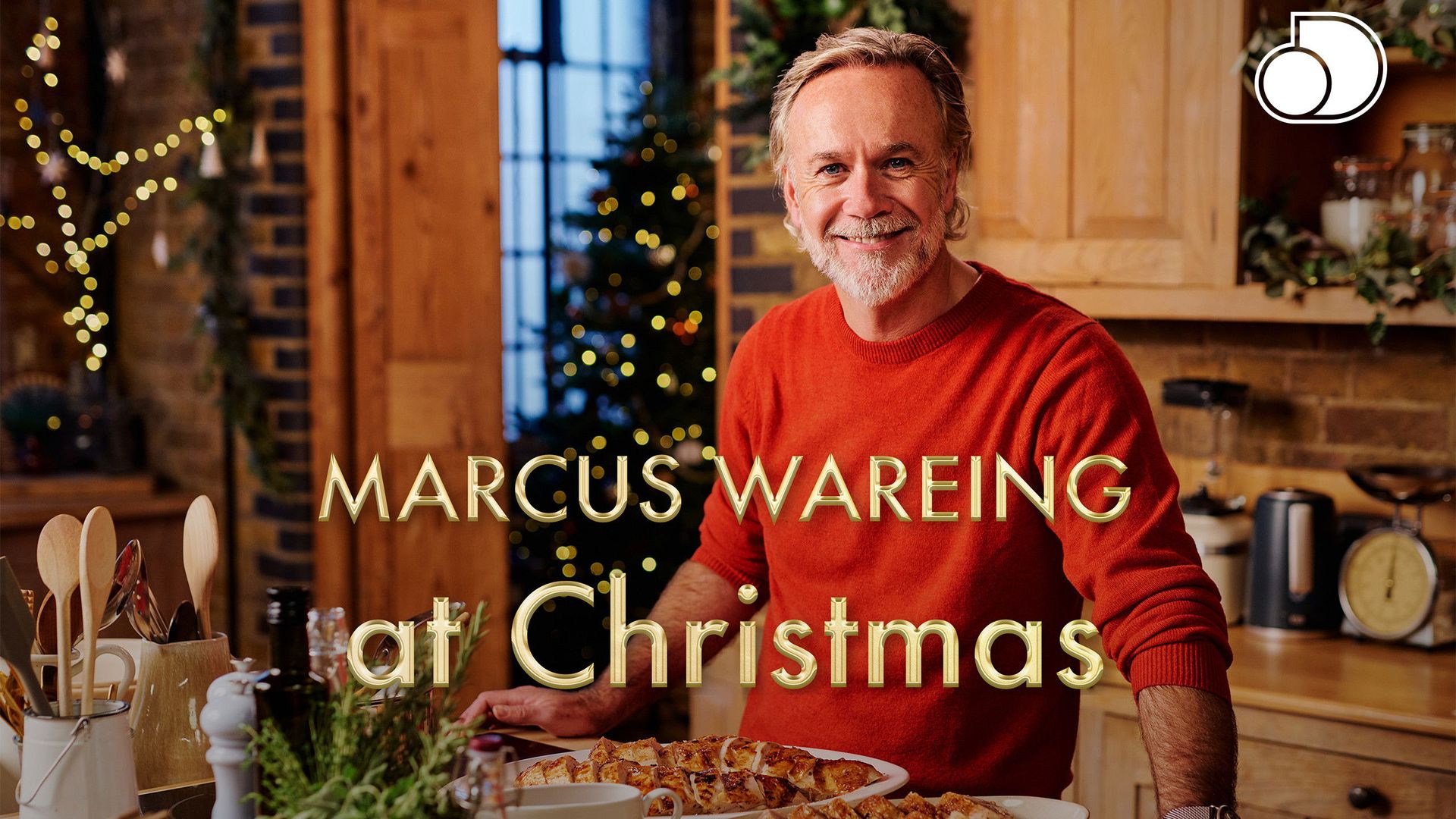 Marcus Wareing at Christmas background