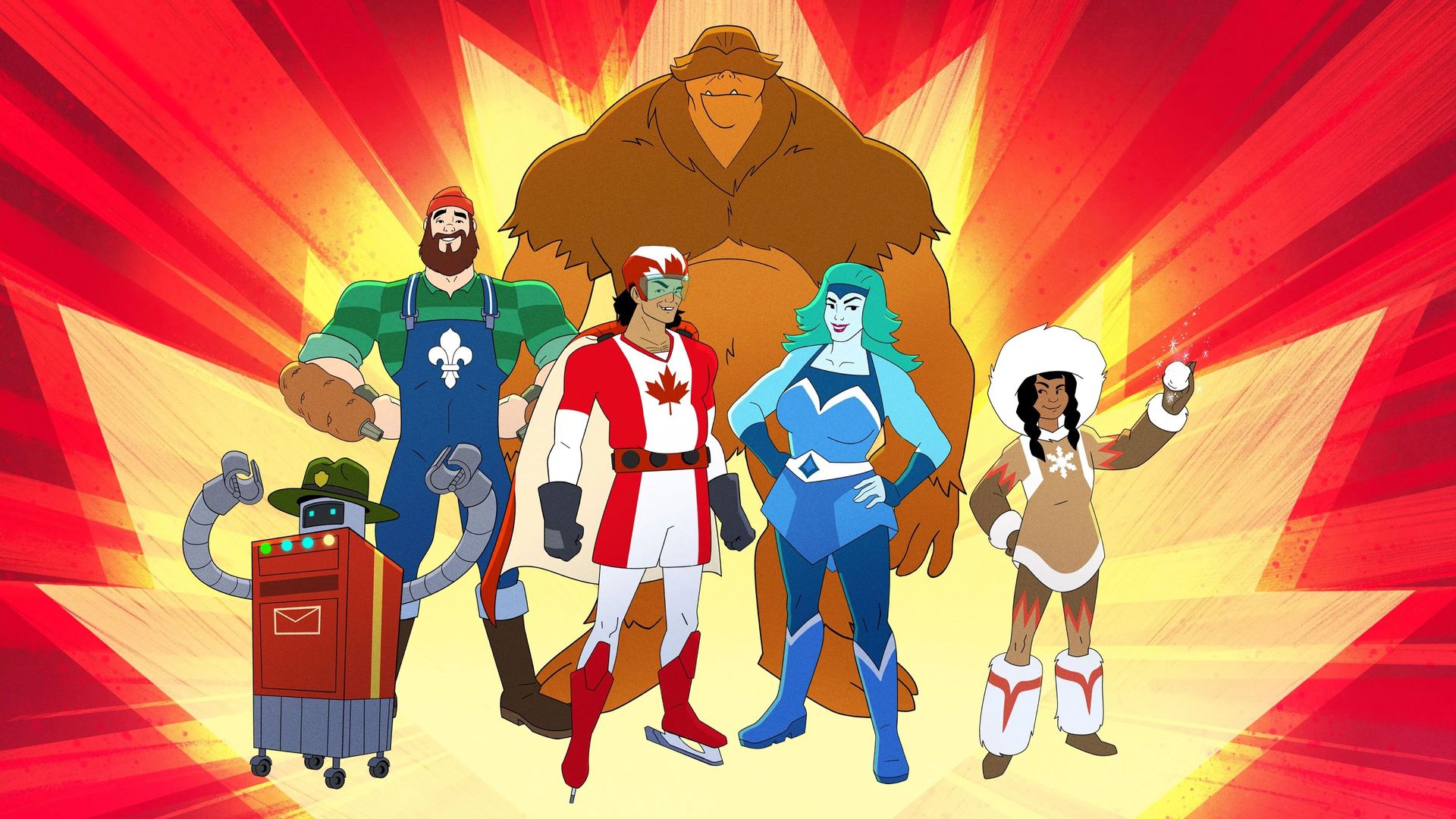 Super Team Canada background
