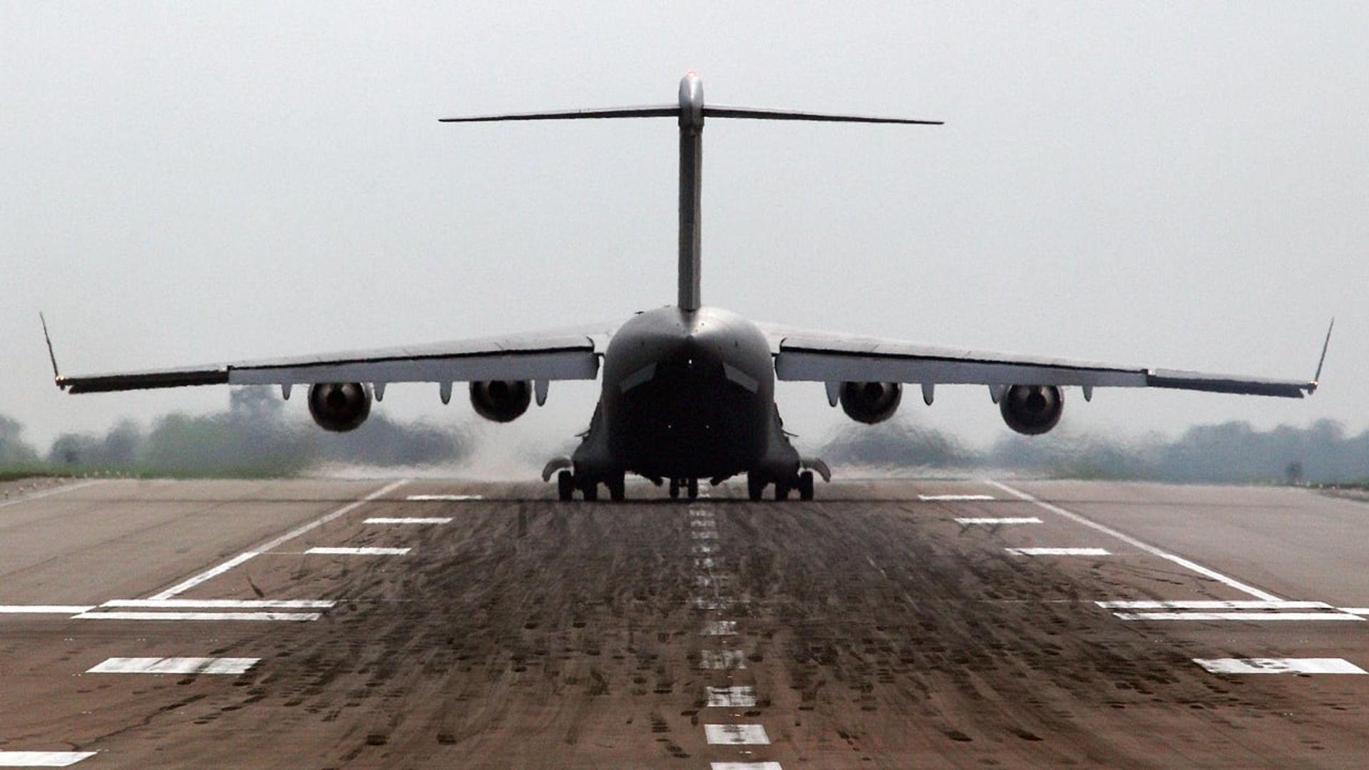 Inside RAF Brize Norton background