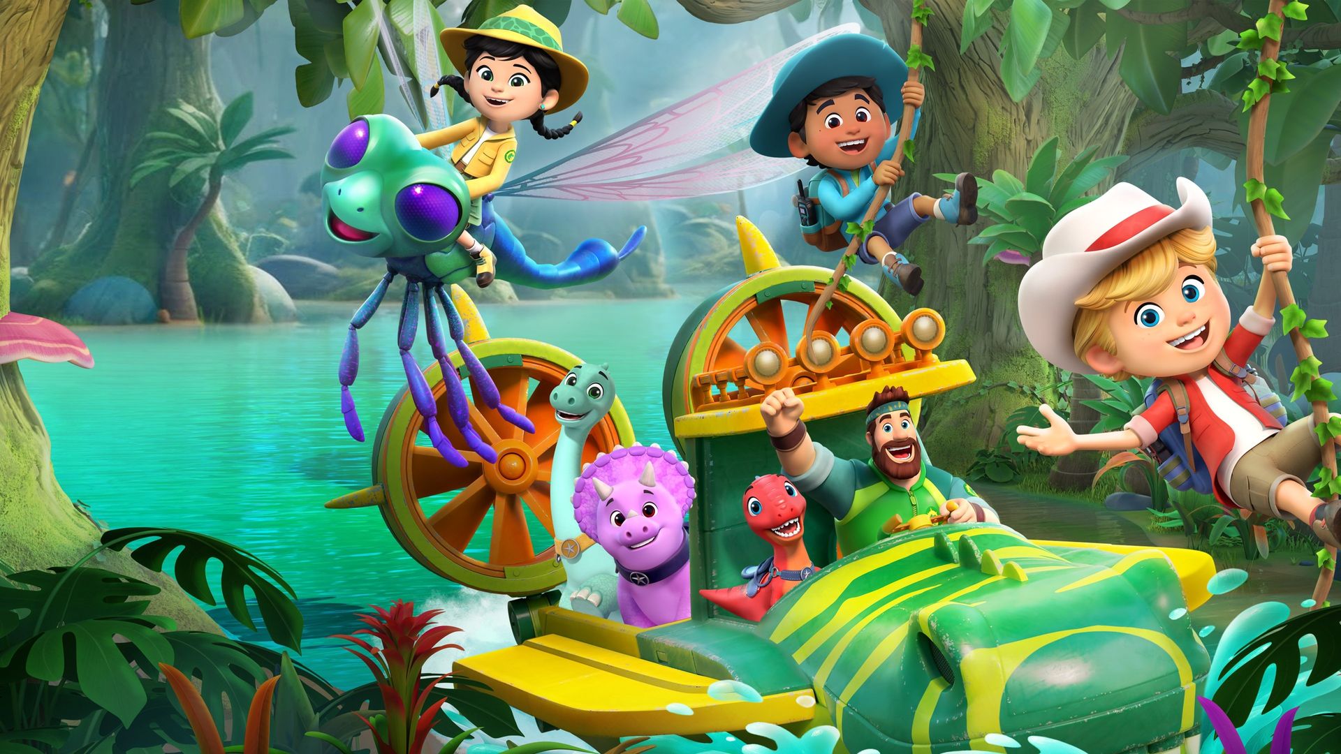 Dino Ranch: Island Explorers background