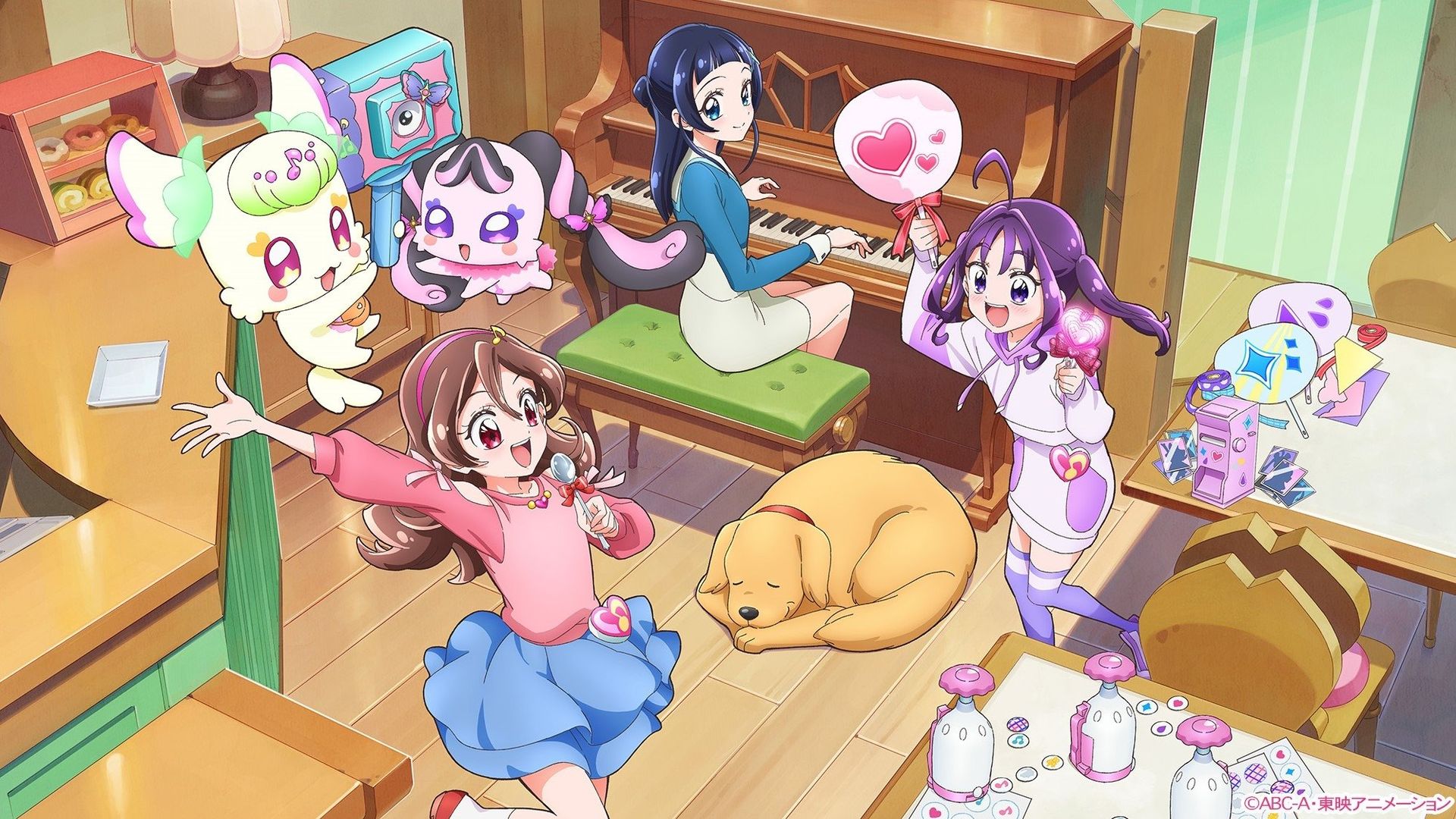 You and Idol Precure background