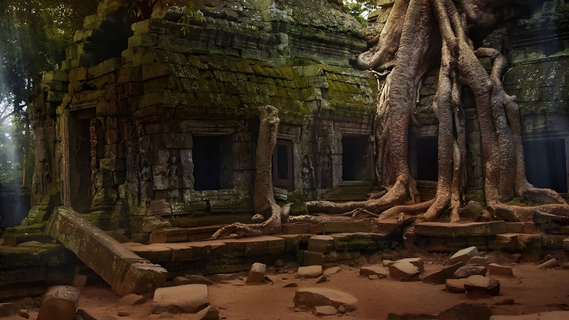 Lost Treasures of Angkor: Ancient Laos Revealed background