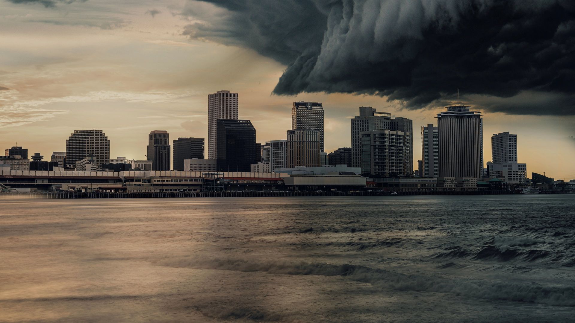 Hurricane Katrina: Race Against Time background