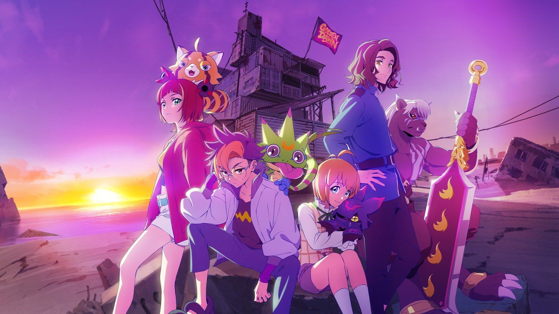 Digimon Beatbreak background