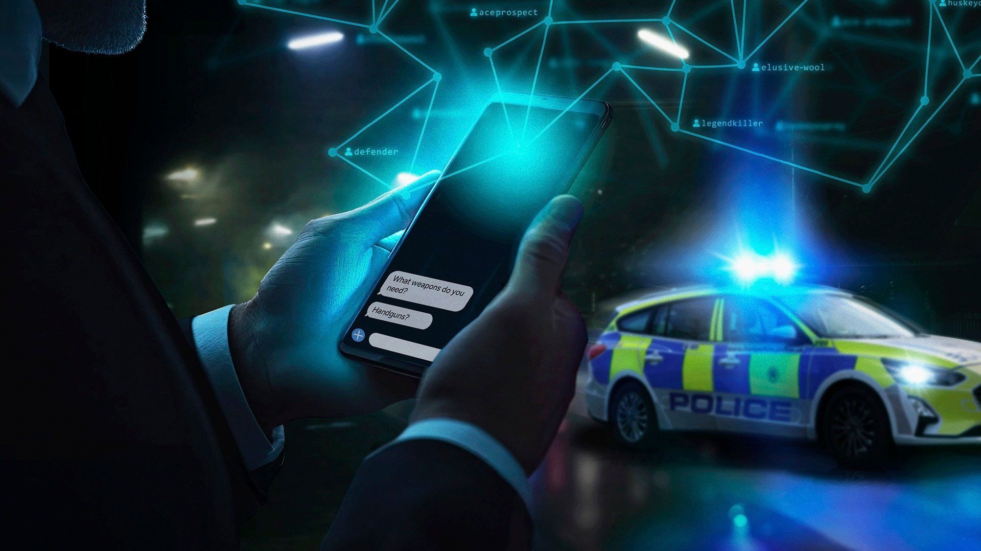 Operation Dark Phone: Murder by Text background