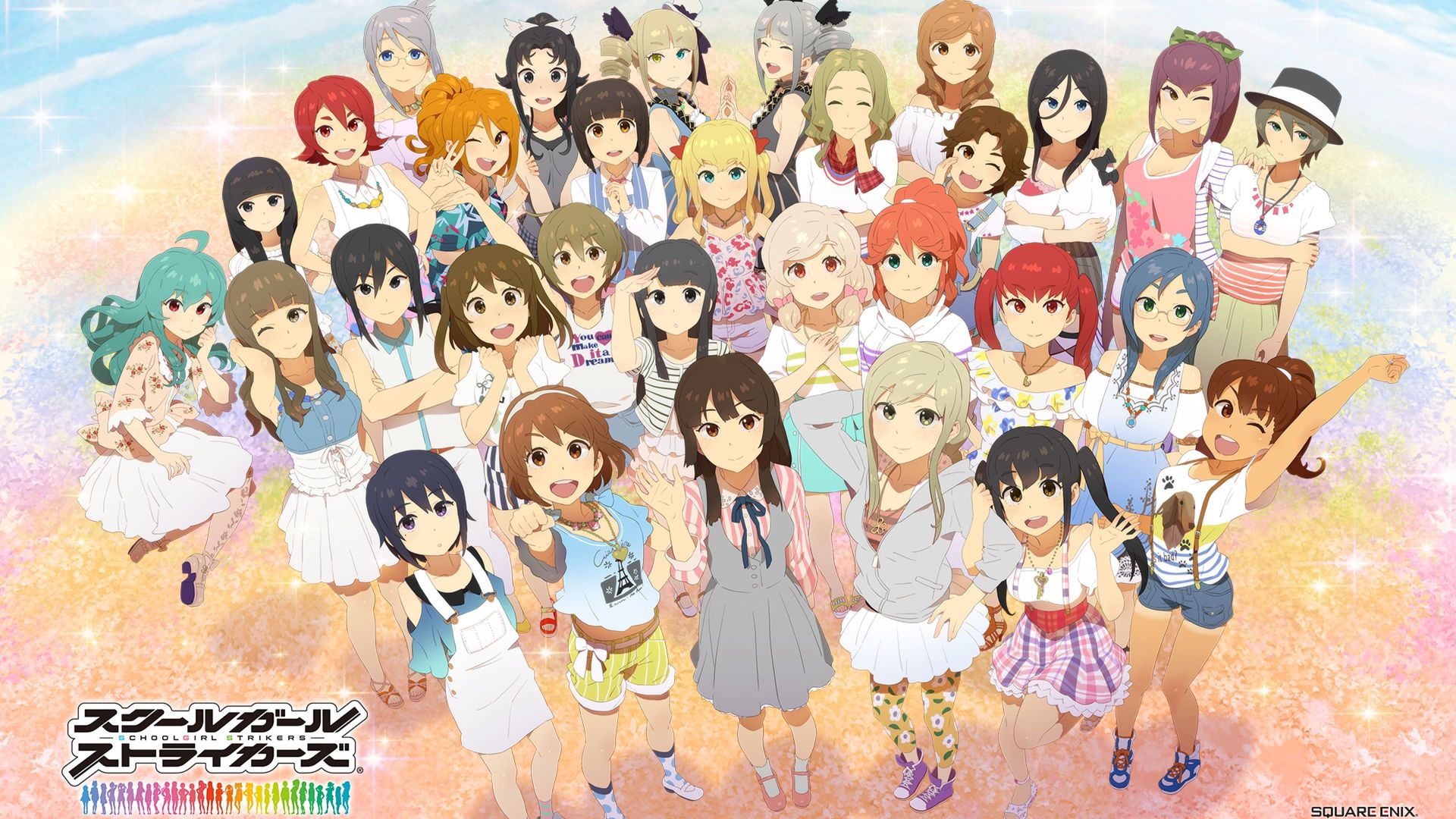 Schoolgirl Strikers: Animation Channel background