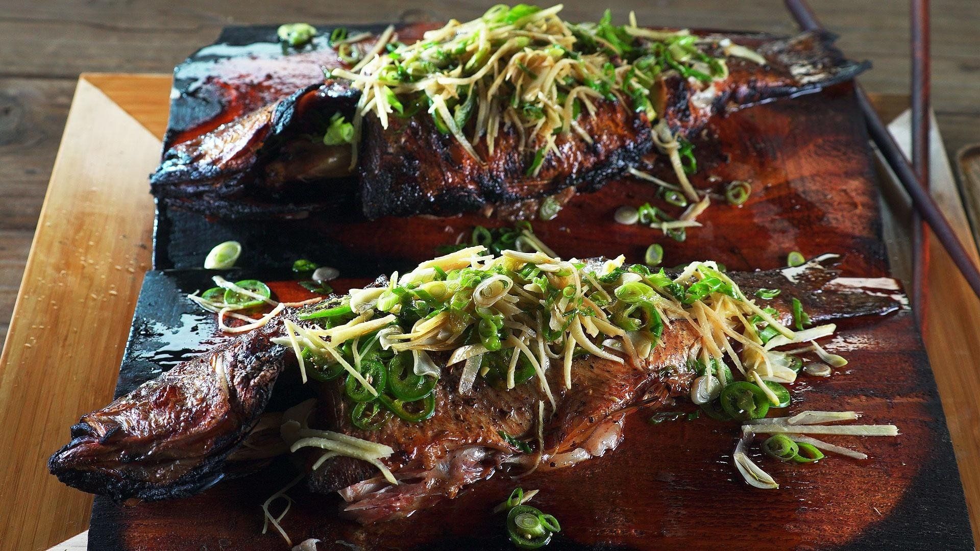 Steven Raichlen's Project Smoke background