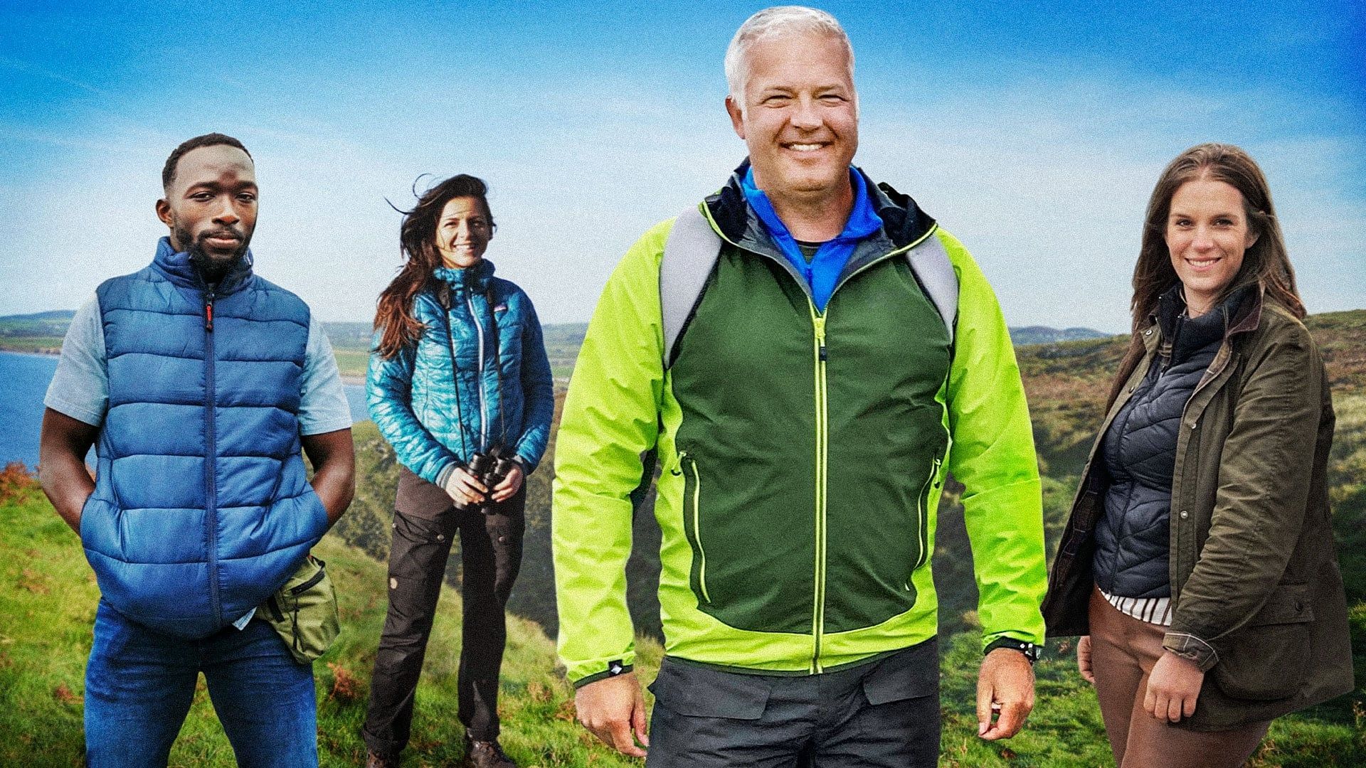 Weatherman Walking background