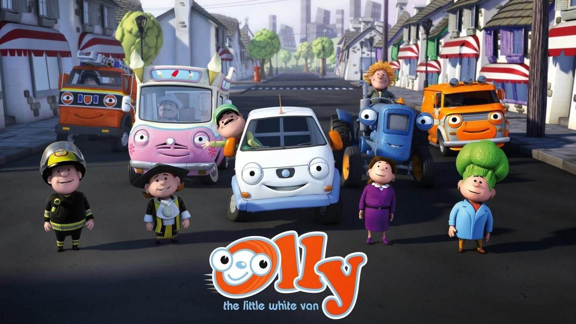 Olly the Little White Van background