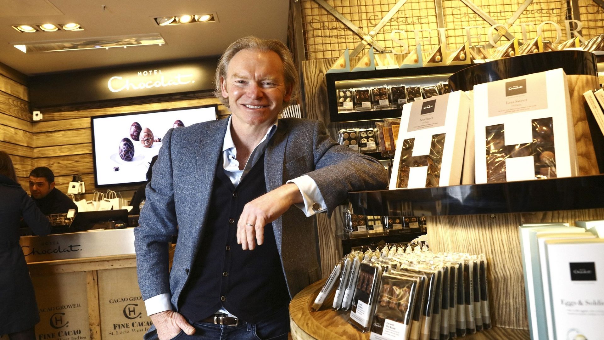 Inside Hotel Chocolat background